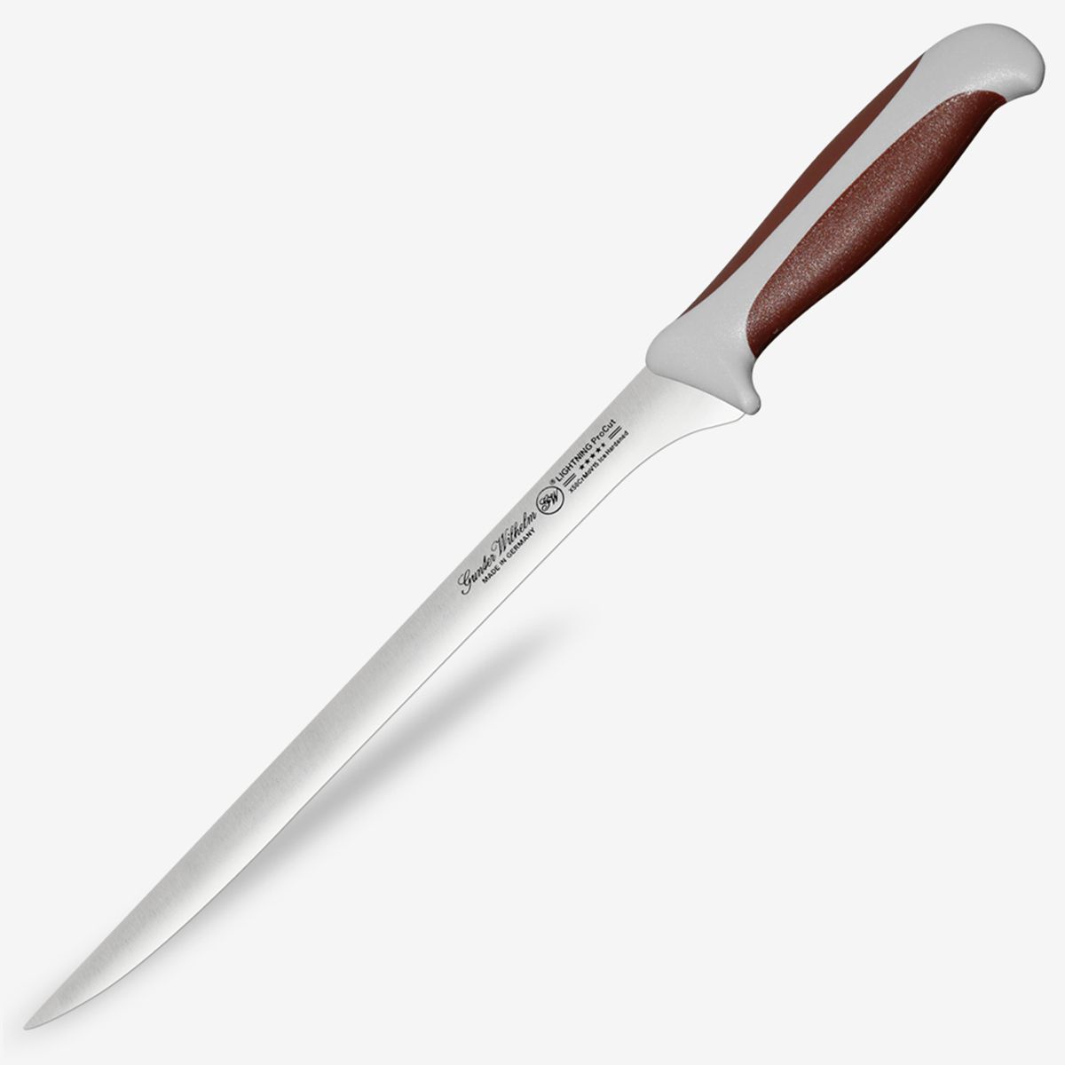 Gunter Wilhelm Lightning Flex Fillet Knife, 10 Inch | Brown and Grey ABS Handle SKU: 10-109-0310-0