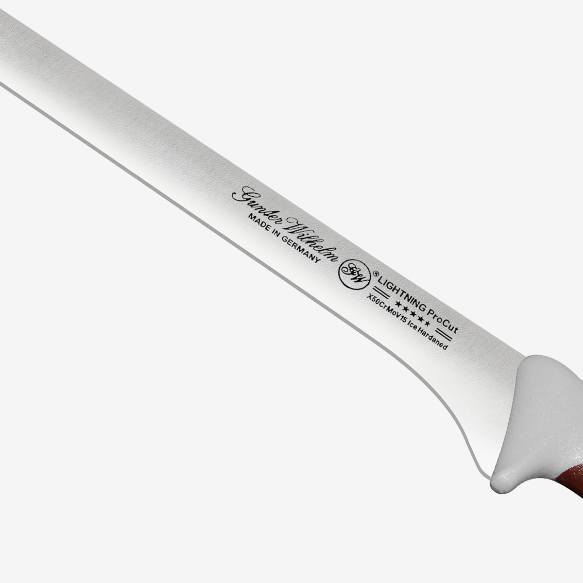 Gunter Wilhelm Lightning Flex Fillet Knife, 10 Inch | Brown and Grey ABS Handle SKU: 10-109-0310-2