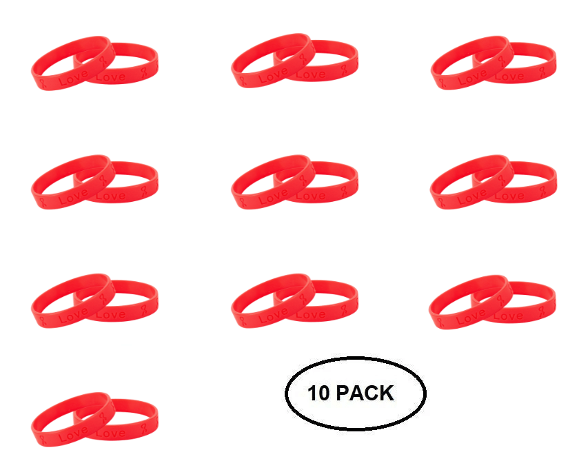 Red Silicone Bracelets