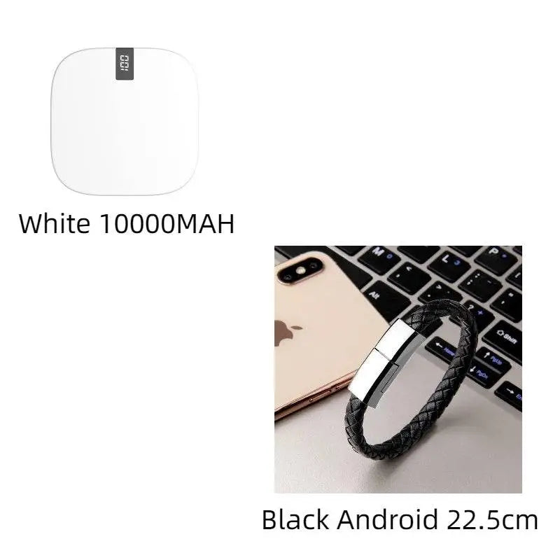 10000mAh Mini Power Bank with Dual USB and LCD Display