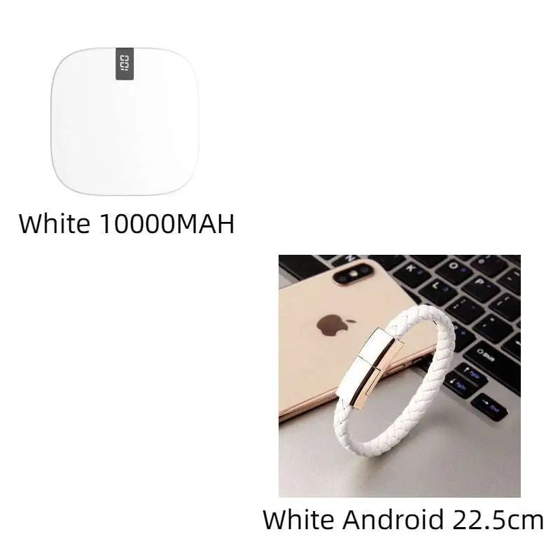 10000mAh Mini Power Bank with Dual USB and LCD Display