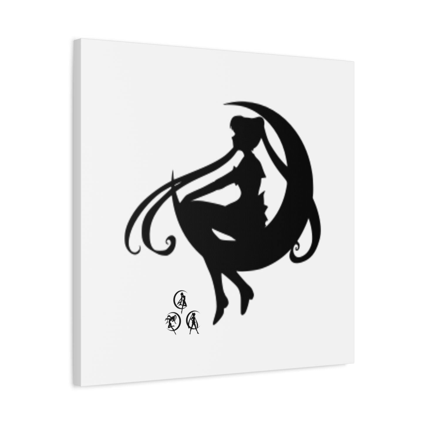 Moonlit Goddess Canvas Art, Modern Wall Decor, Fantasy Home Decor, Boho Aesthetic, Gift for Art Lovers