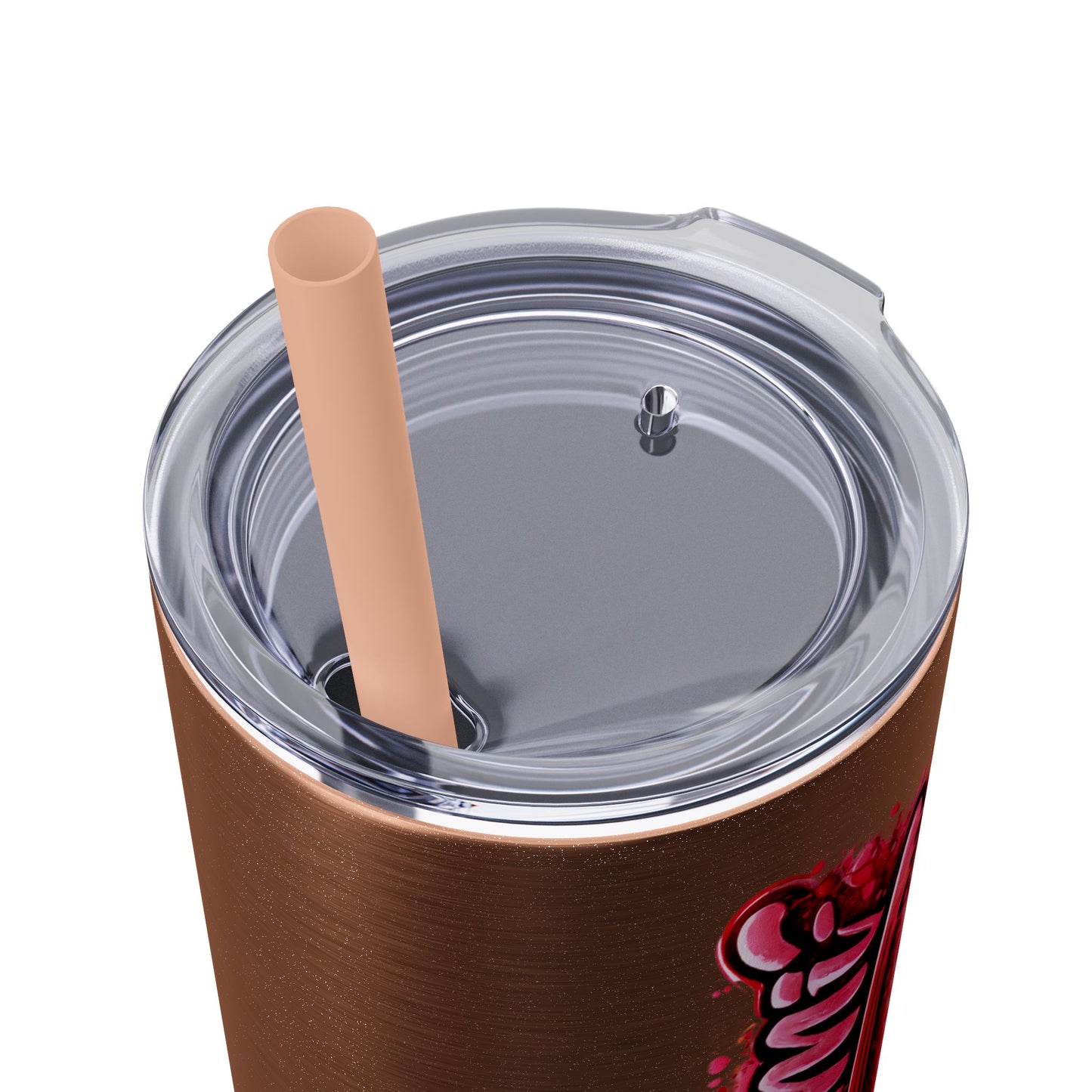 Skinny Tumbler – 'Lake & Lemons' Red Script 20oz Insulated Straw Tumbler