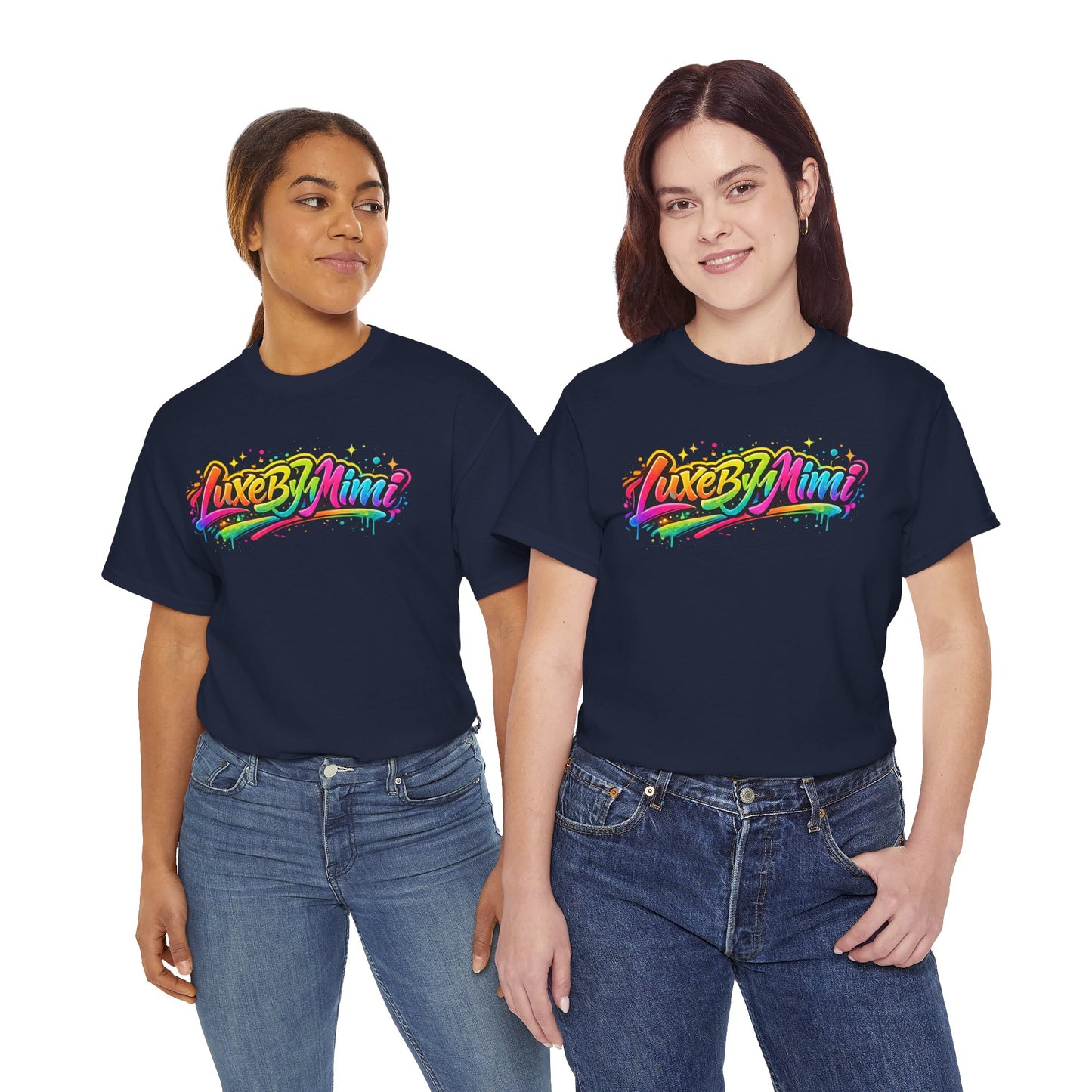 Graffiti Logo T-Shirt — 'Luxe By Mimi' Brand Colorful Streetwear Tee