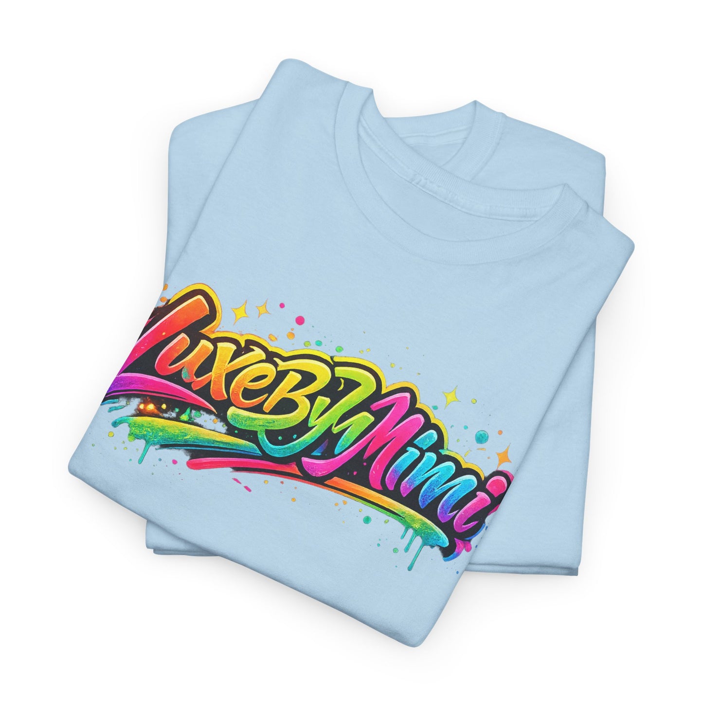 Graffiti Logo T-Shirt — 'Luxe By Mimi' Brand Colorful Streetwear Tee