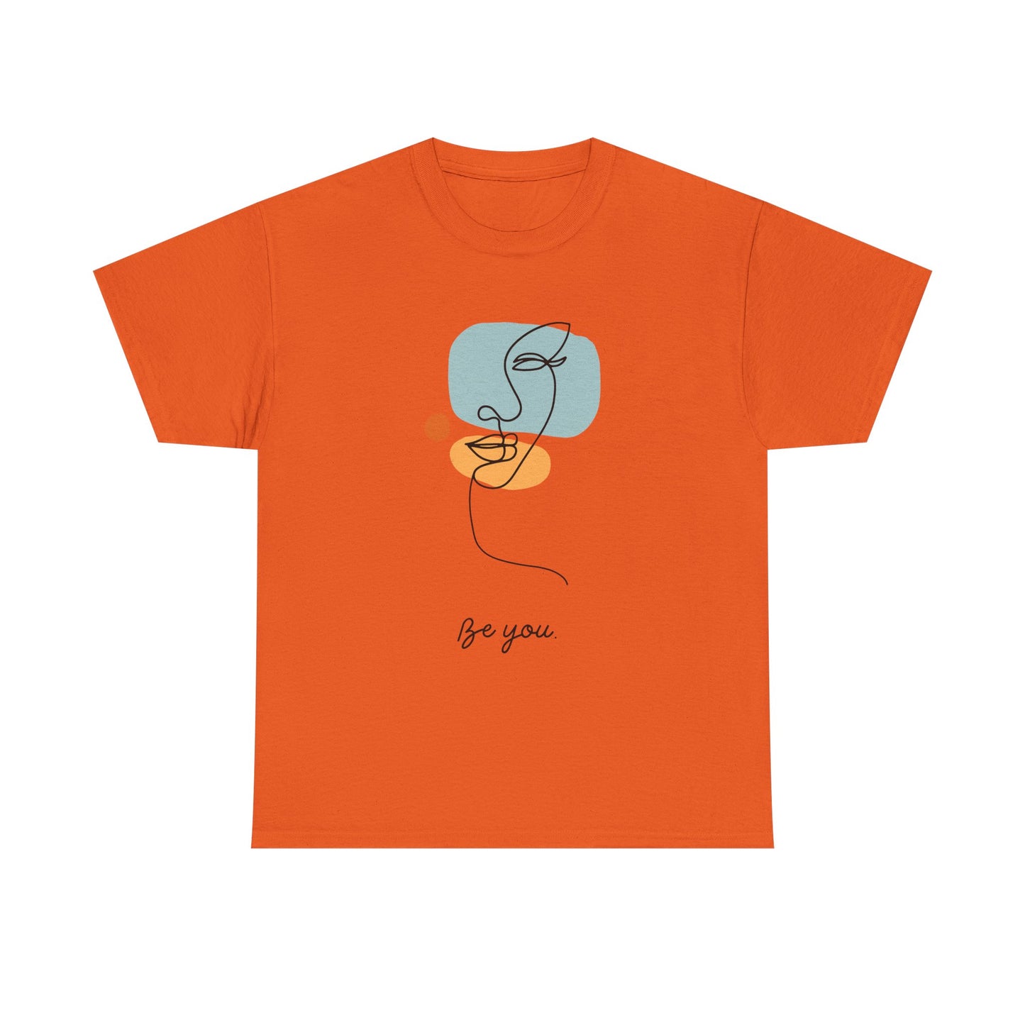 Minimalist Be You Tee, Unisex Cotton T-Shirt, Inspirational Graphic Tee, Gift for Friends, Casual Everyday Wear, Self-Love Apparel