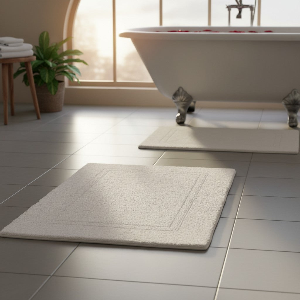 100% Cotton Tufted Bath Rugs-3