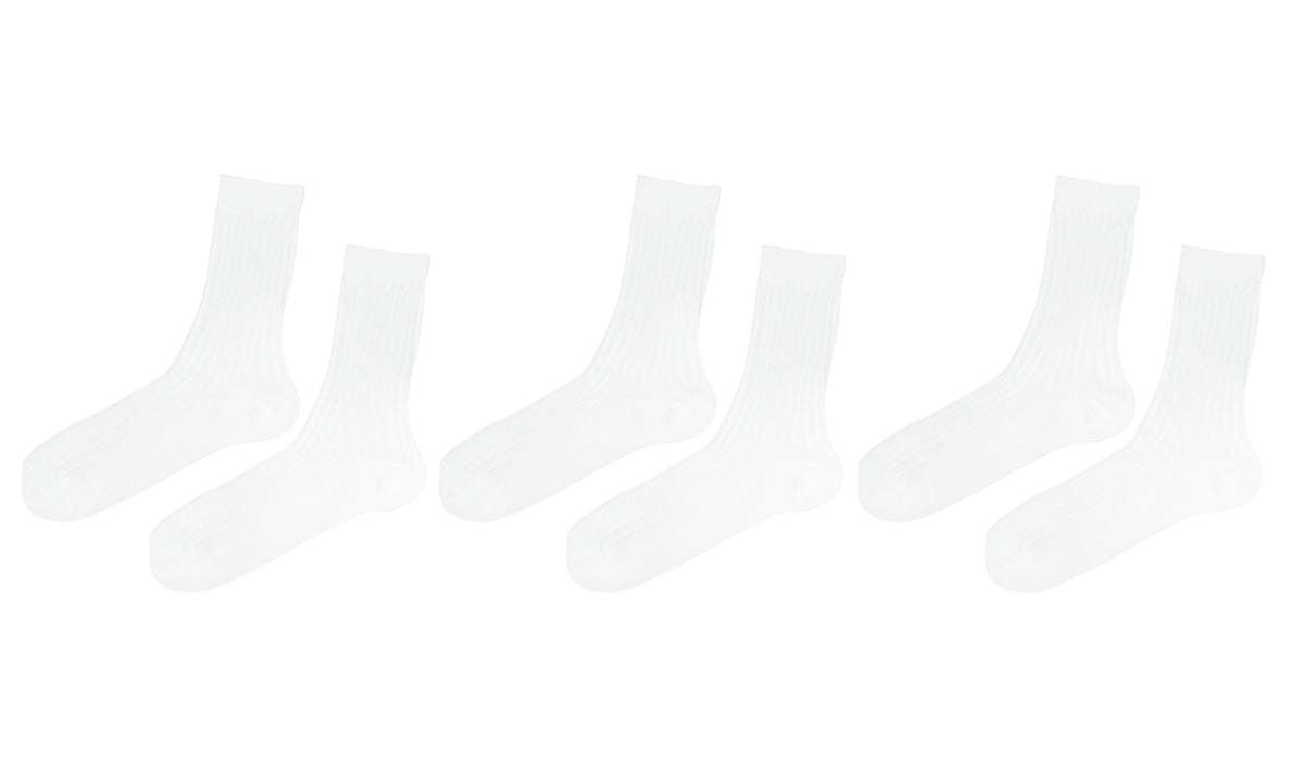 tittimitti® Men’s 100% Organic Cotton Boot Socks 3-Pack – Thick Warm Winter Crew Socks (Made in Italy)