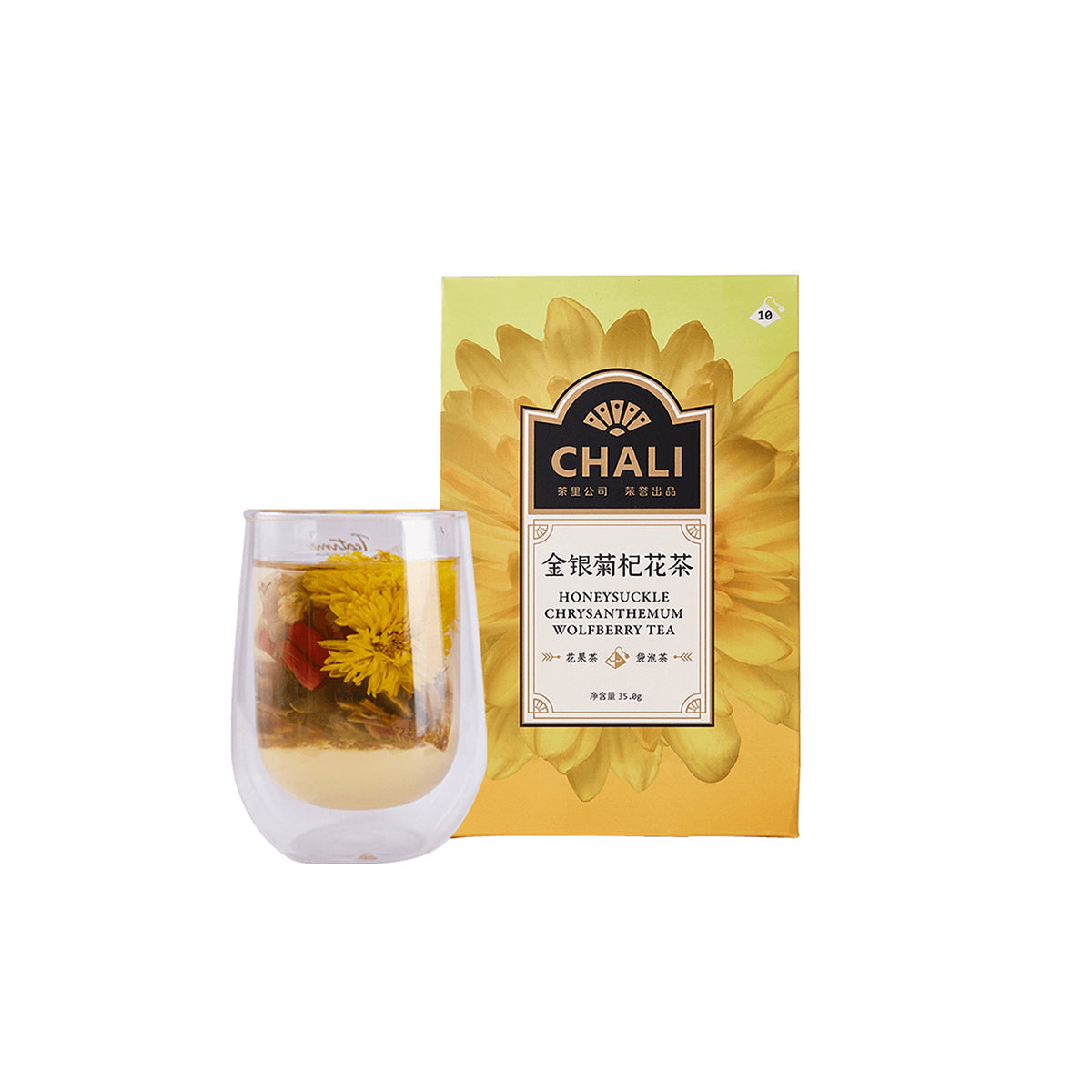 Honeysuckle Chrysanthemum Wolfberry Tea 35g (10 Tea Bags)-0