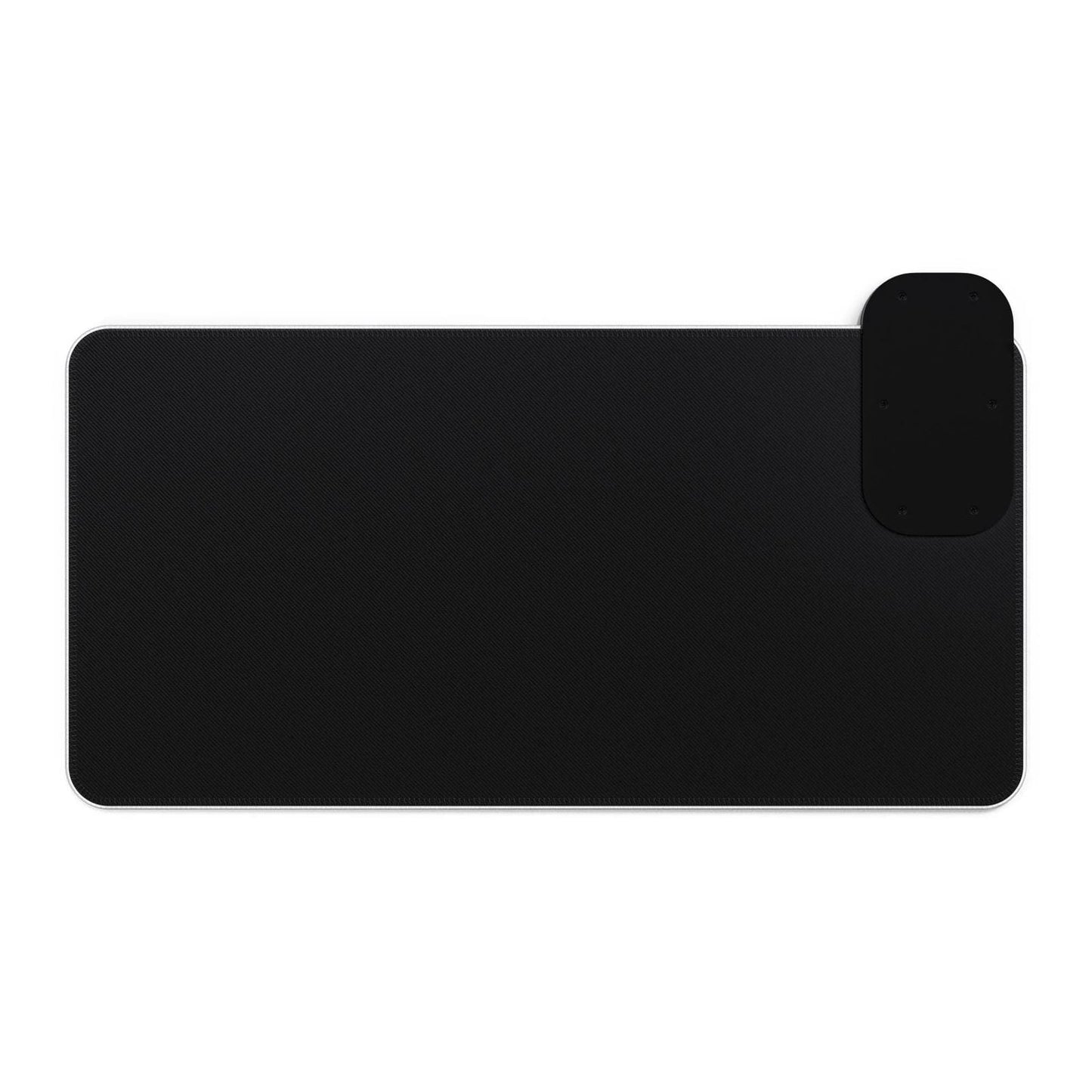 LED Wireless Charging Gaming Mouse Pad - 'EDM Festie Gear' RGB Desk Mat for Ravers