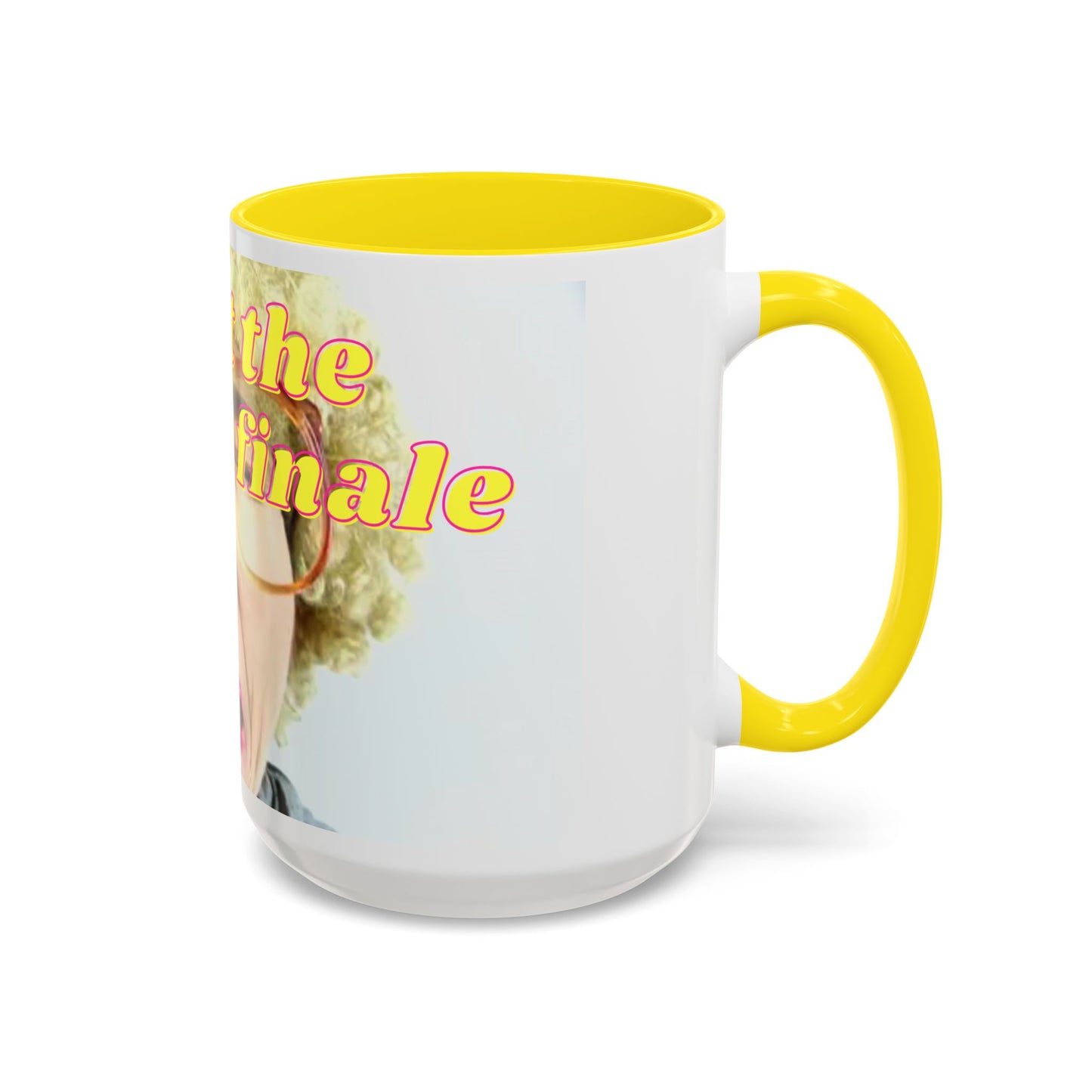 Humorous Accent Coffee Mug, "Me at the season finale", Funny Gift for TV Lovers, Comedy Merchandise, Unique Birthday Present, Fun Housewarming Mug