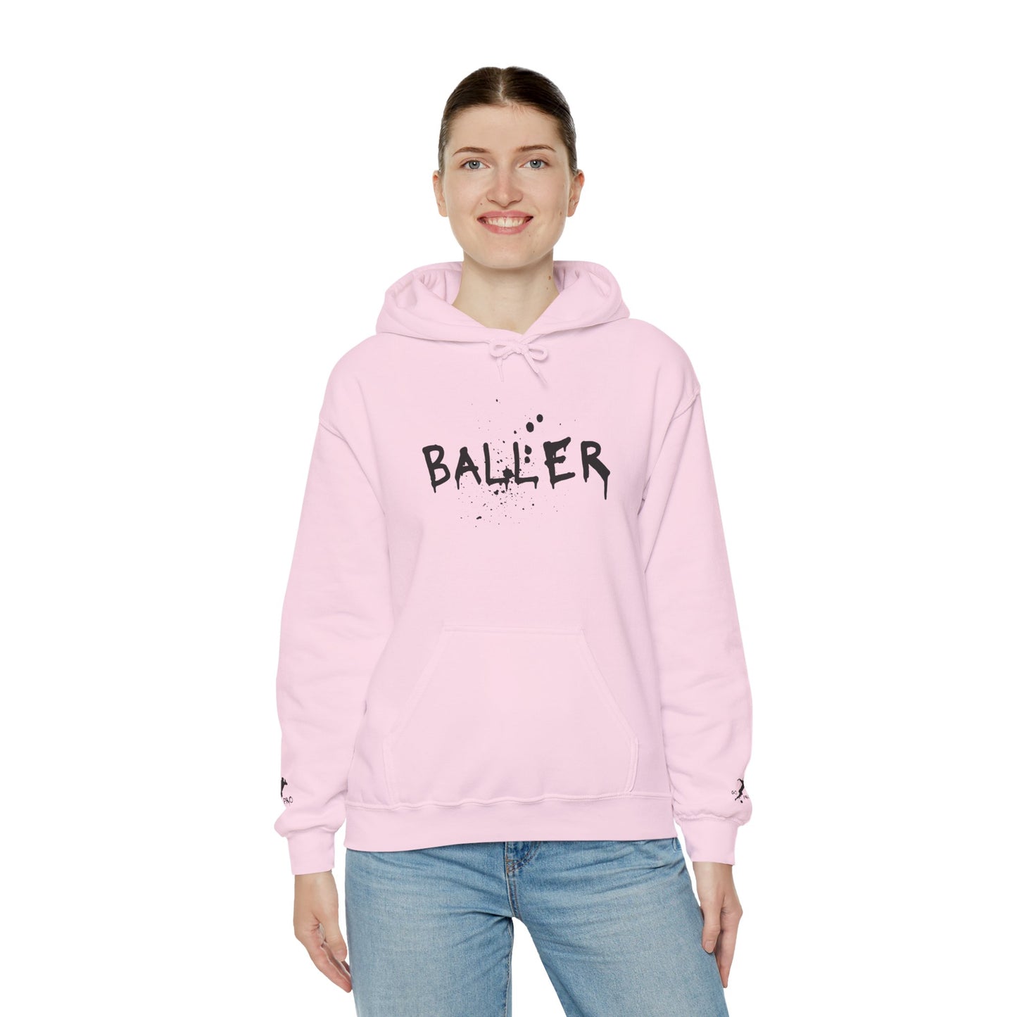 GO PRO Baller Hoodie - Unisex Heavy Blend™ Sweatshirt for Sports Lovers, Gift for Athletes, Streetwear Style, Casual Wear, Birthday Gift