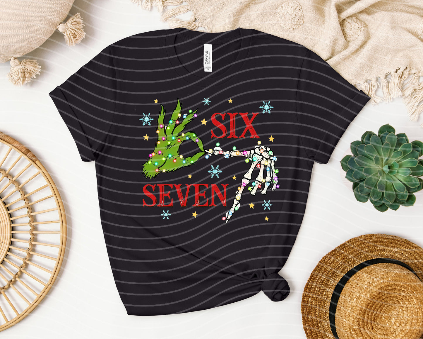 6 7 Christmas Graphic Tee