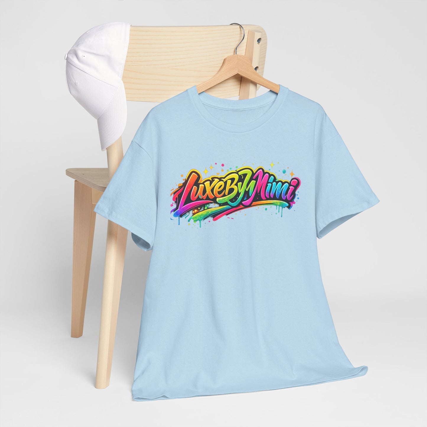 Graffiti Logo T-Shirt — 'Luxe By Mimi' Brand Colorful Streetwear Tee