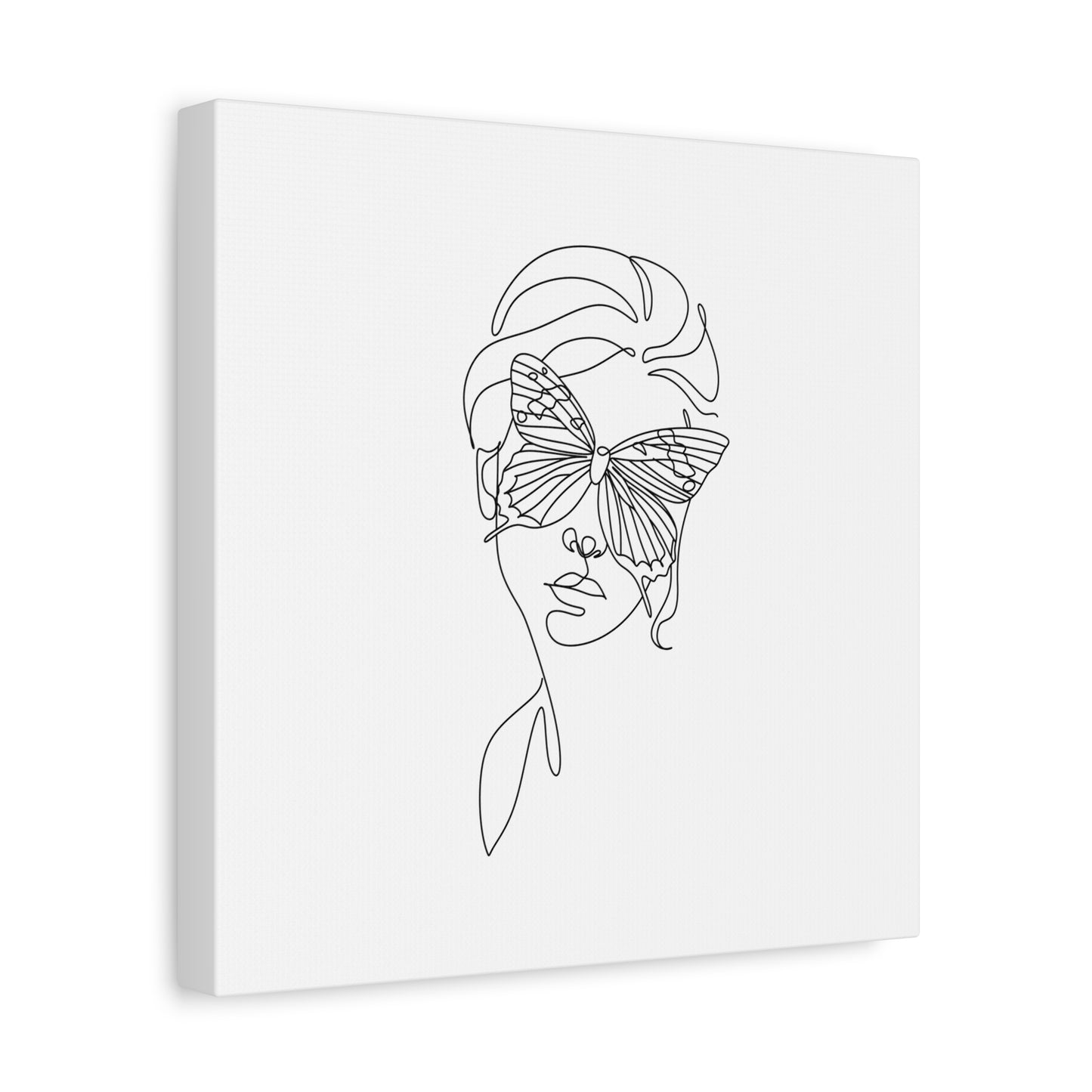 Minimalist Butterfly Canvas Art, Modern Home Decor, Gift for Nature Lovers, Wall Art for Women, Inspirational Wall Art