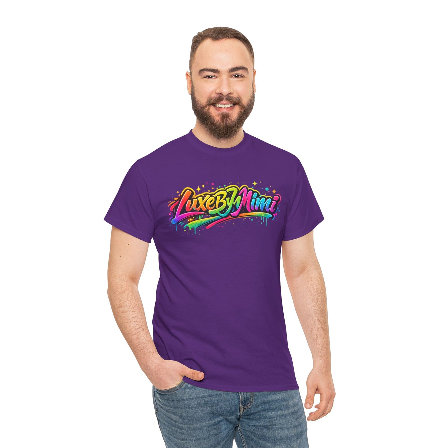Graffiti Logo T-Shirt — 'Luxe By Mimi' Brand Colorful Streetwear Tee