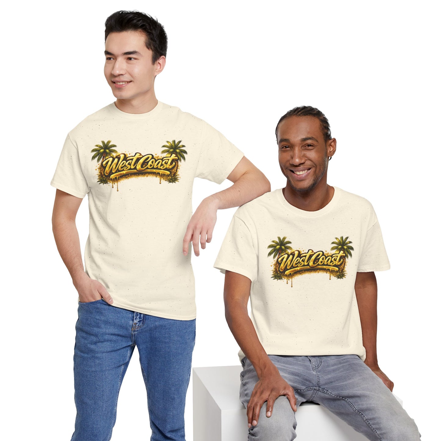 West Coast Palm Tree T-Shirt — Retro Surf Vibe Tee