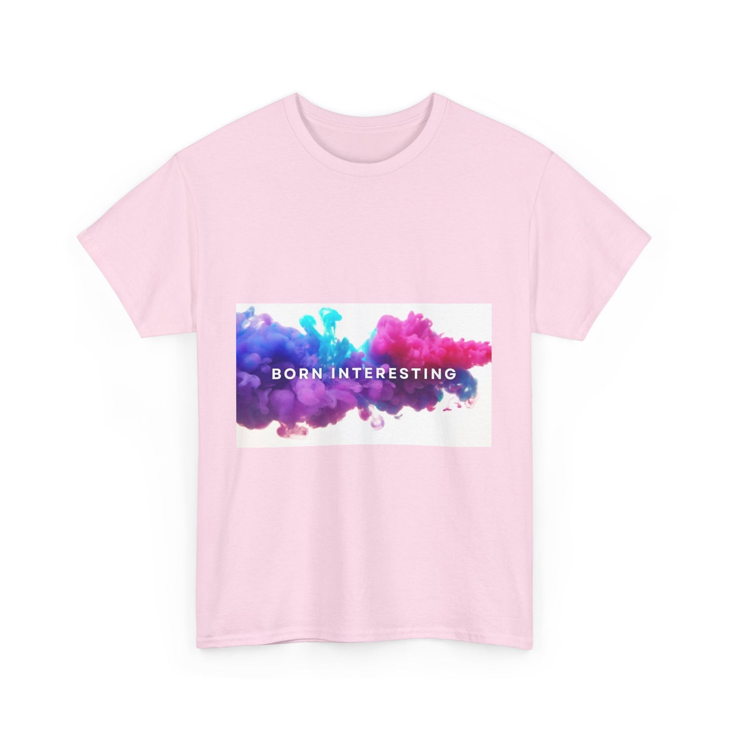 Unisex Cotton Tee – 'Born Interesting' Graphic Shirt, Casual Wear, Gift Idea, Trendy Tee, Daily Wear, Art-Inspired Shirt