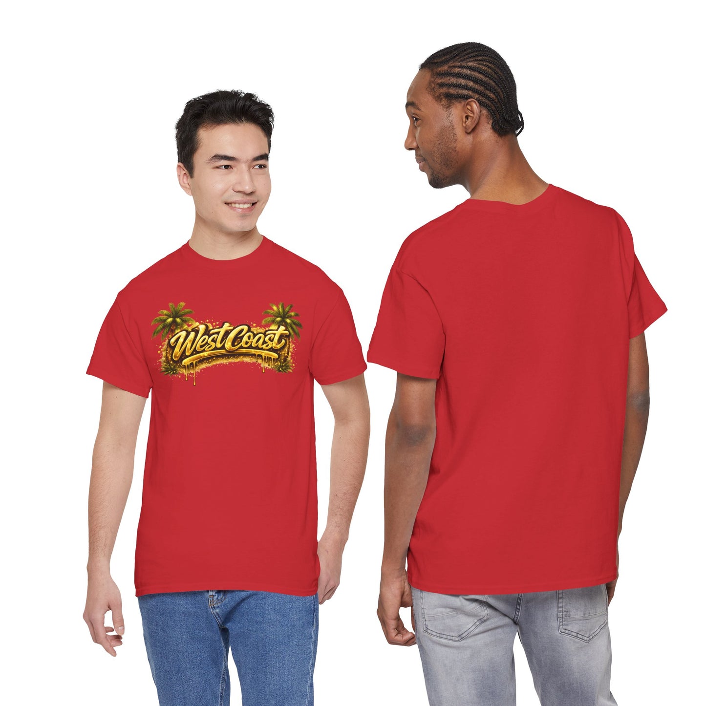West Coast Palm Tree T-Shirt — Retro Surf Vibe Tee