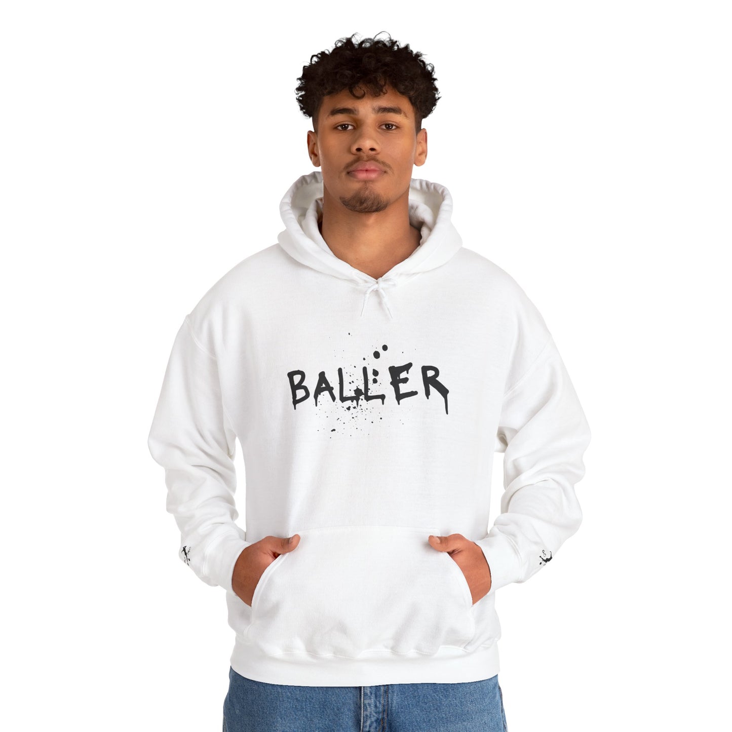 GO PRO Baller Hoodie - Unisex Heavy Blend™ Sweatshirt for Sports Lovers, Gift for Athletes, Streetwear Style, Casual Wear, Birthday Gift
