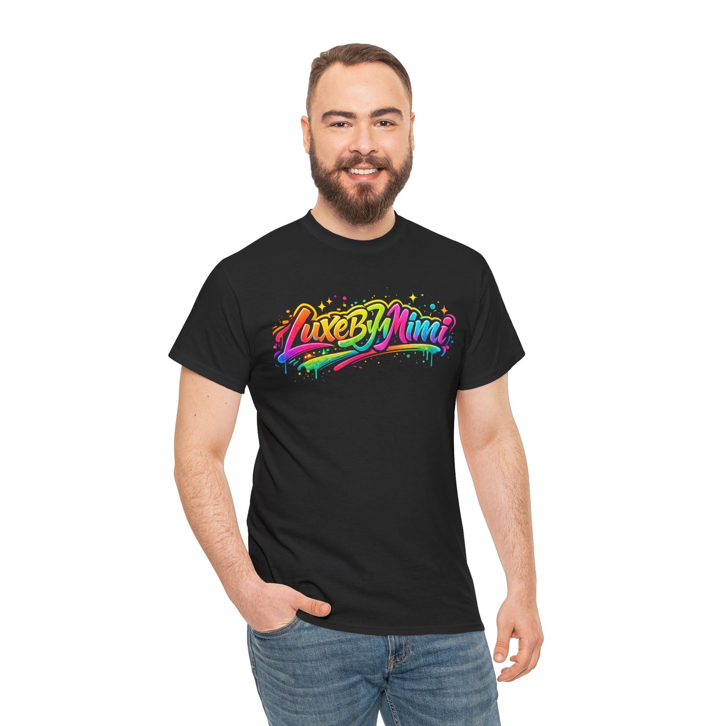 Graffiti Logo T-Shirt — 'Luxe By Mimi' Brand Colorful Streetwear Tee