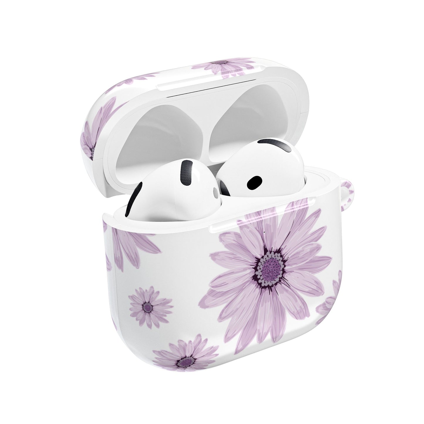 Chic Floral AirPod Cases, Stylish Accessories, Flower Pattern, Gifts for Her, Trendy Tech, Aesthetic Earbud Covers