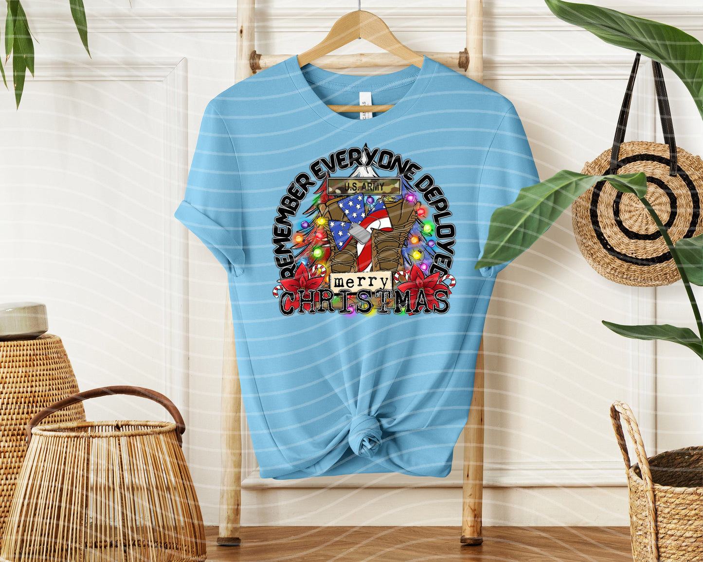 Remember Everyone Deployed Army Graphic Tee