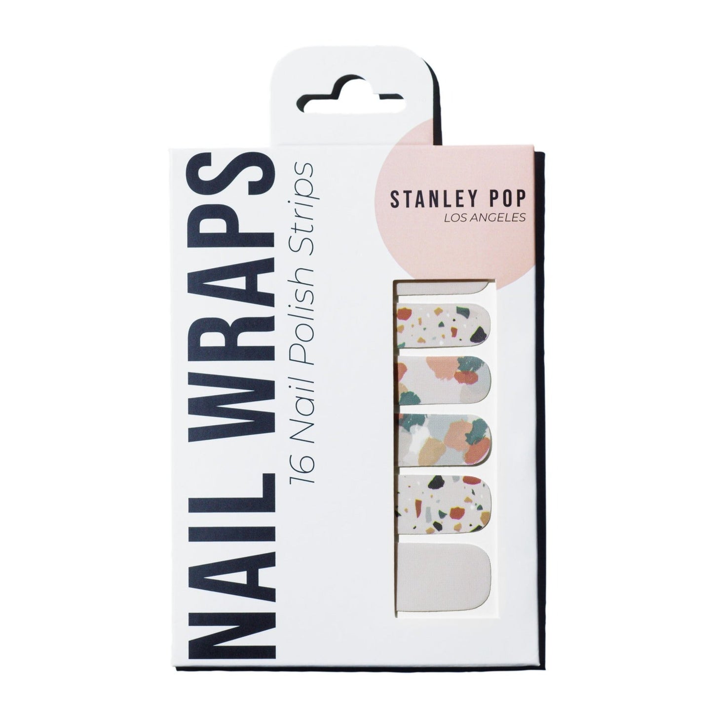 Terrazzo Nail Polish Wraps-2