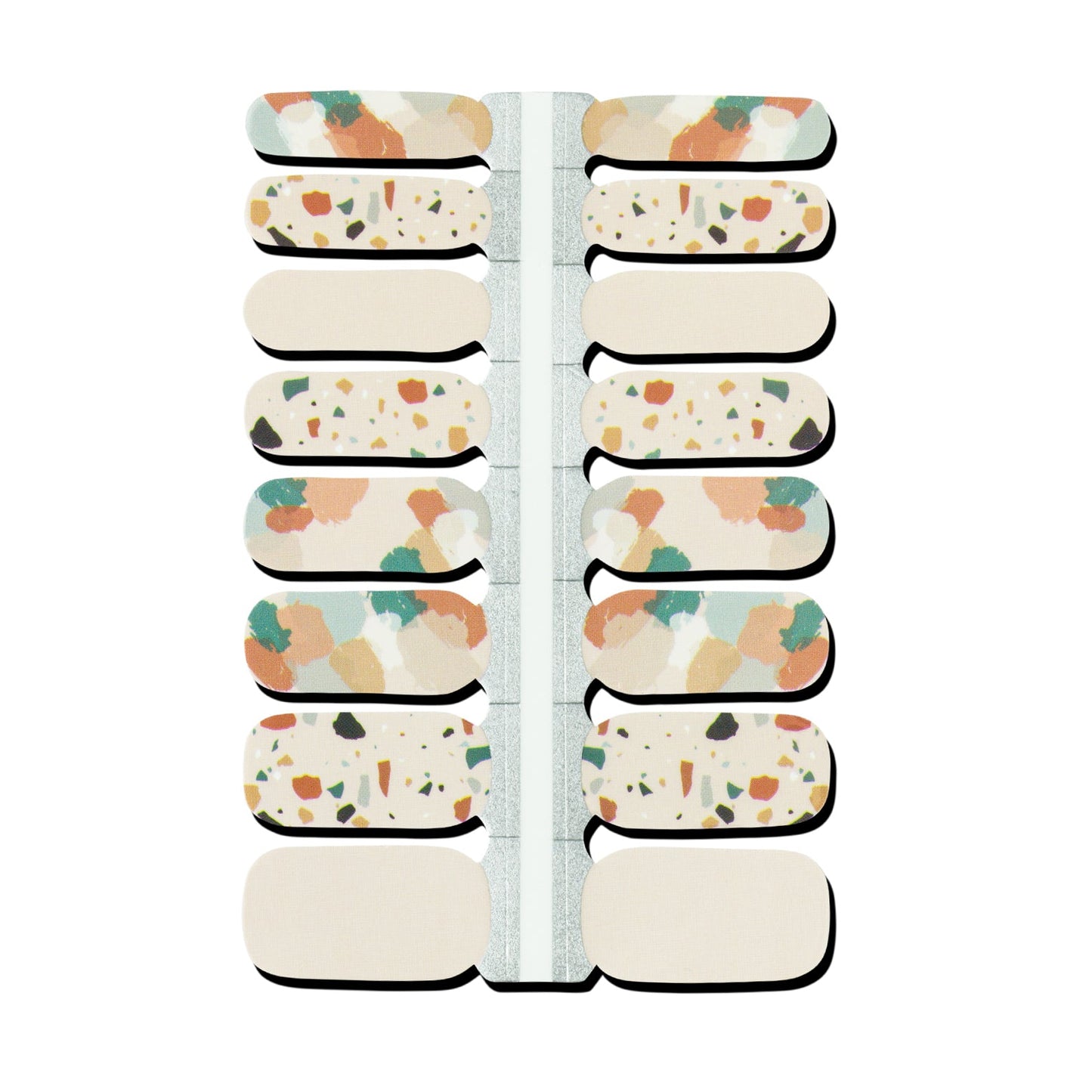 Terrazzo Nail Polish Wraps-1