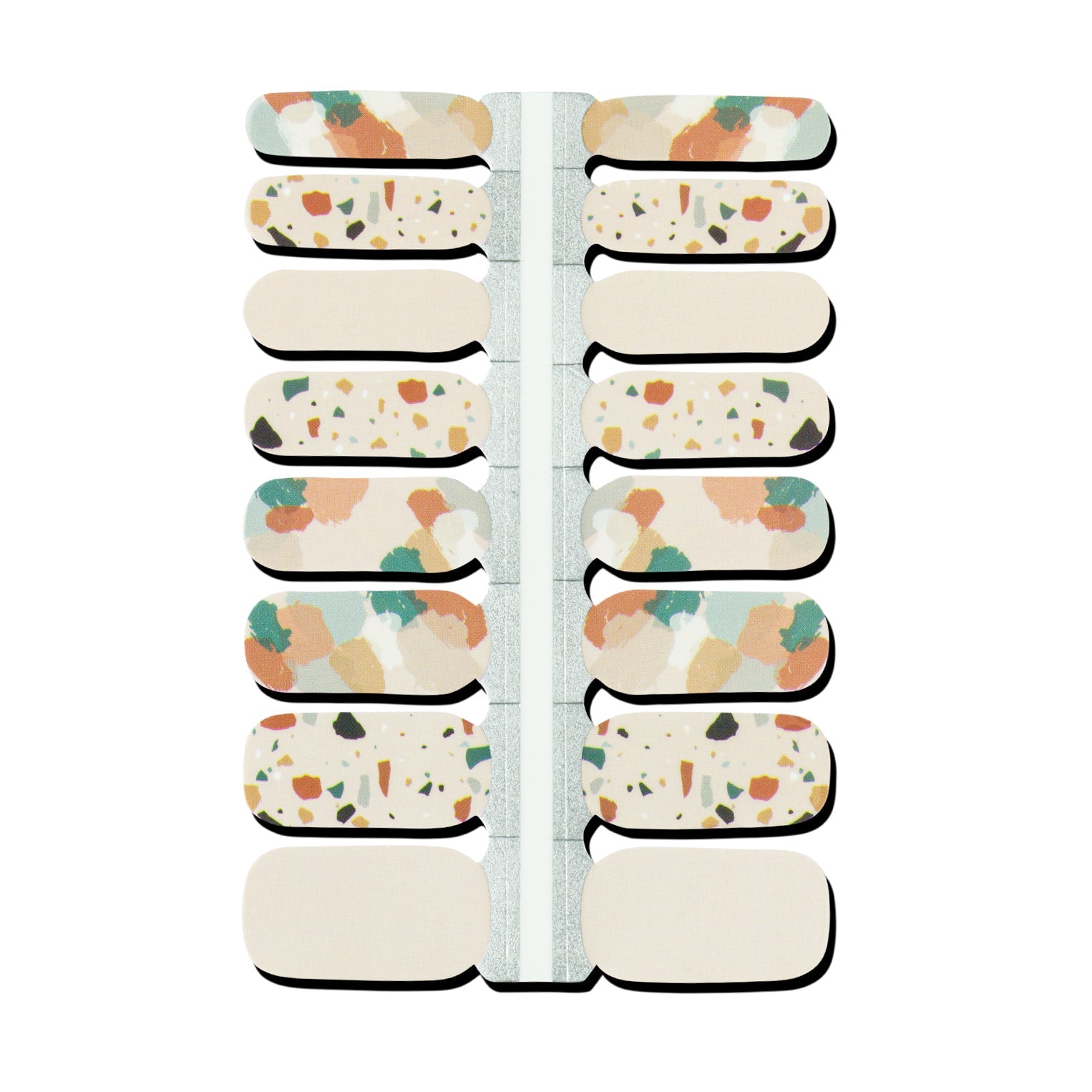 Terrazzo Nail Polish Wraps-1