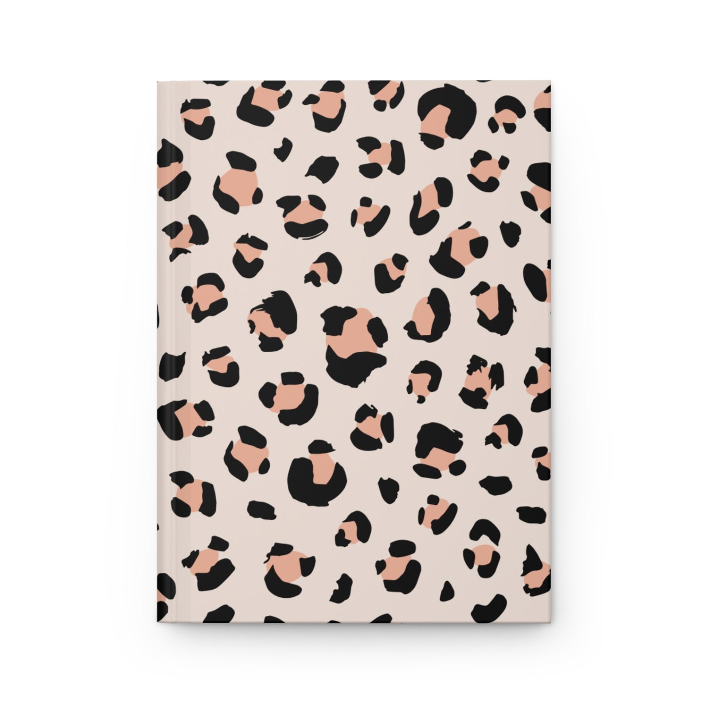 Leopard Print Hardcover Journal, Animal Print Diary, Stylish Notebook for Students, Great Gift for Writers, Trendy Journaling Companion