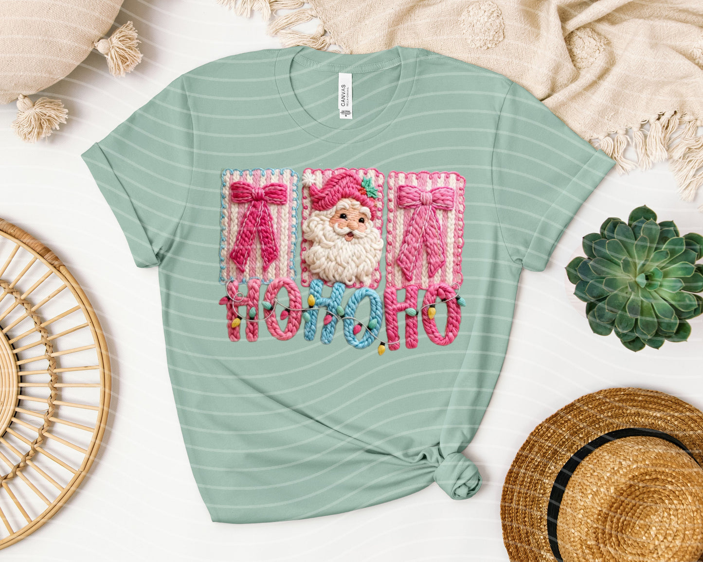 Ho Ho Ho Yarn Graphic Tee