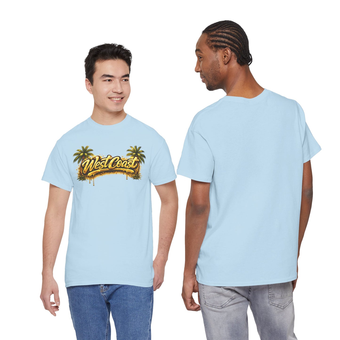 West Coast Palm Tree T-Shirt — Retro Surf Vibe Tee