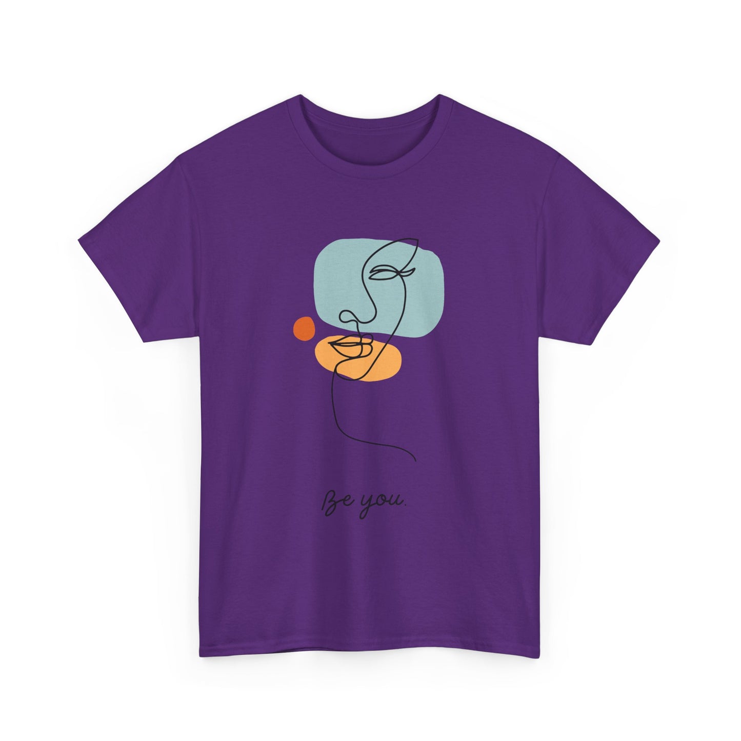 Minimalist Be You Tee, Unisex Cotton T-Shirt, Inspirational Graphic Tee, Gift for Friends, Casual Everyday Wear, Self-Love Apparel