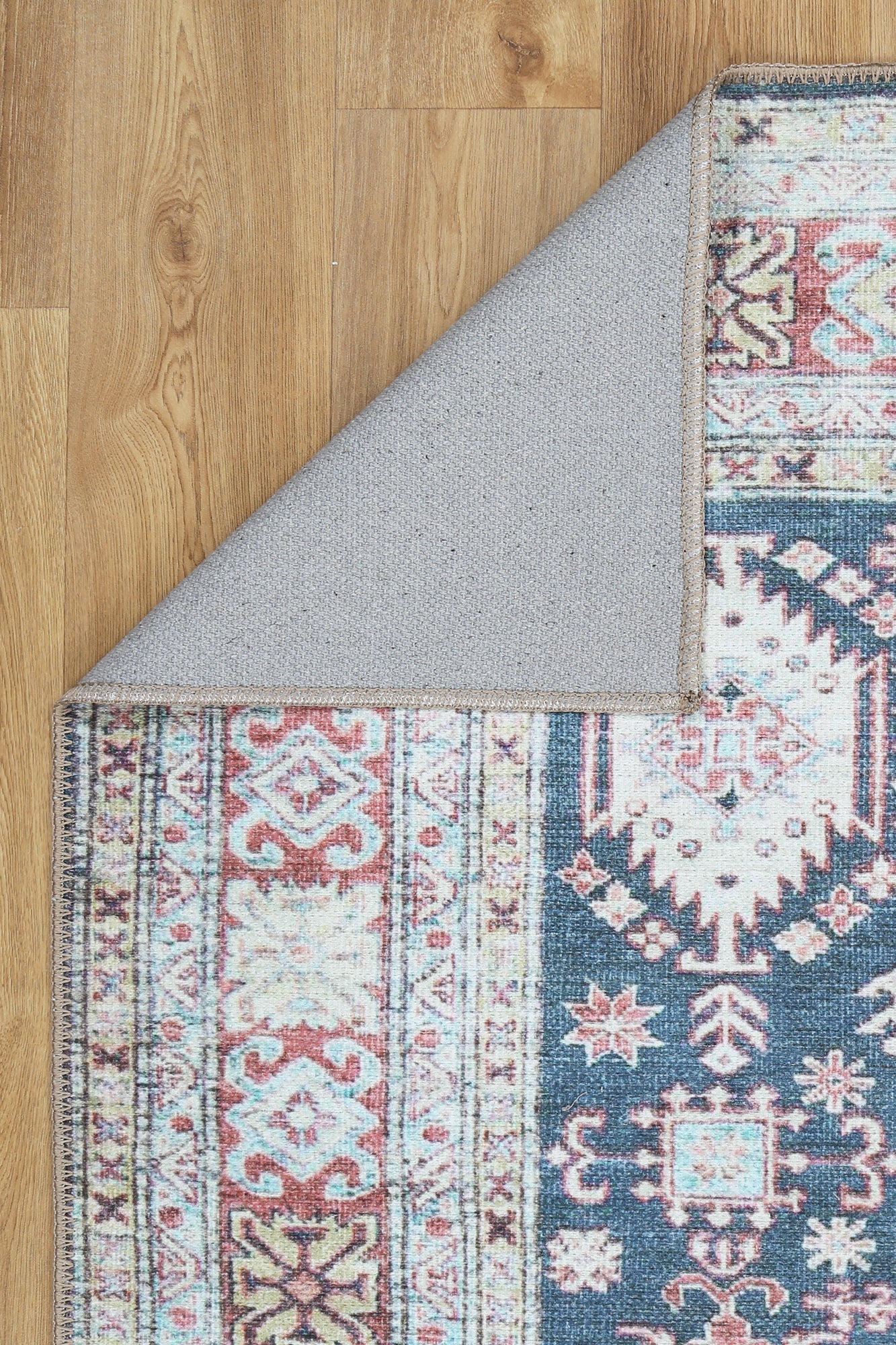 Eloise Machine Washable in Navy Blue Rug-4