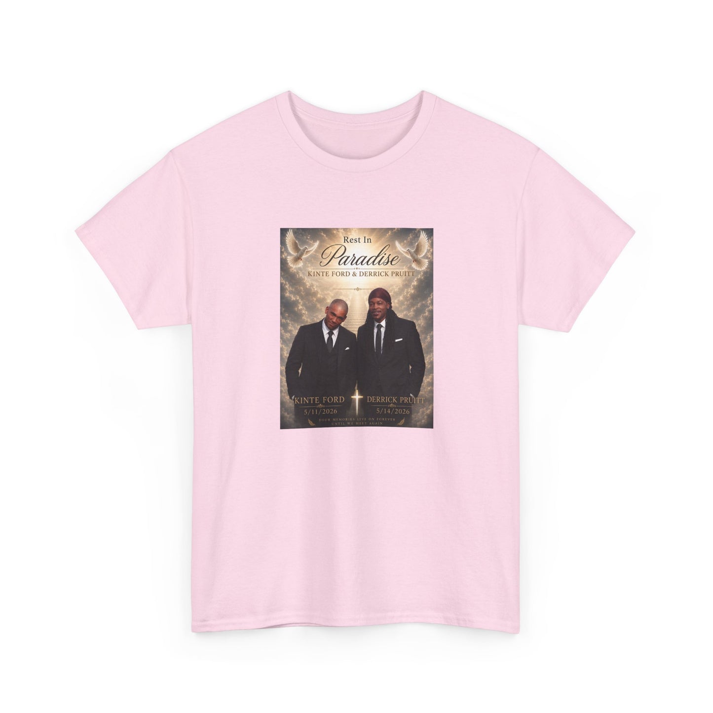 Memorial Tribute Tee — "Rest in Paradise" Funeral Remembrance Shirt