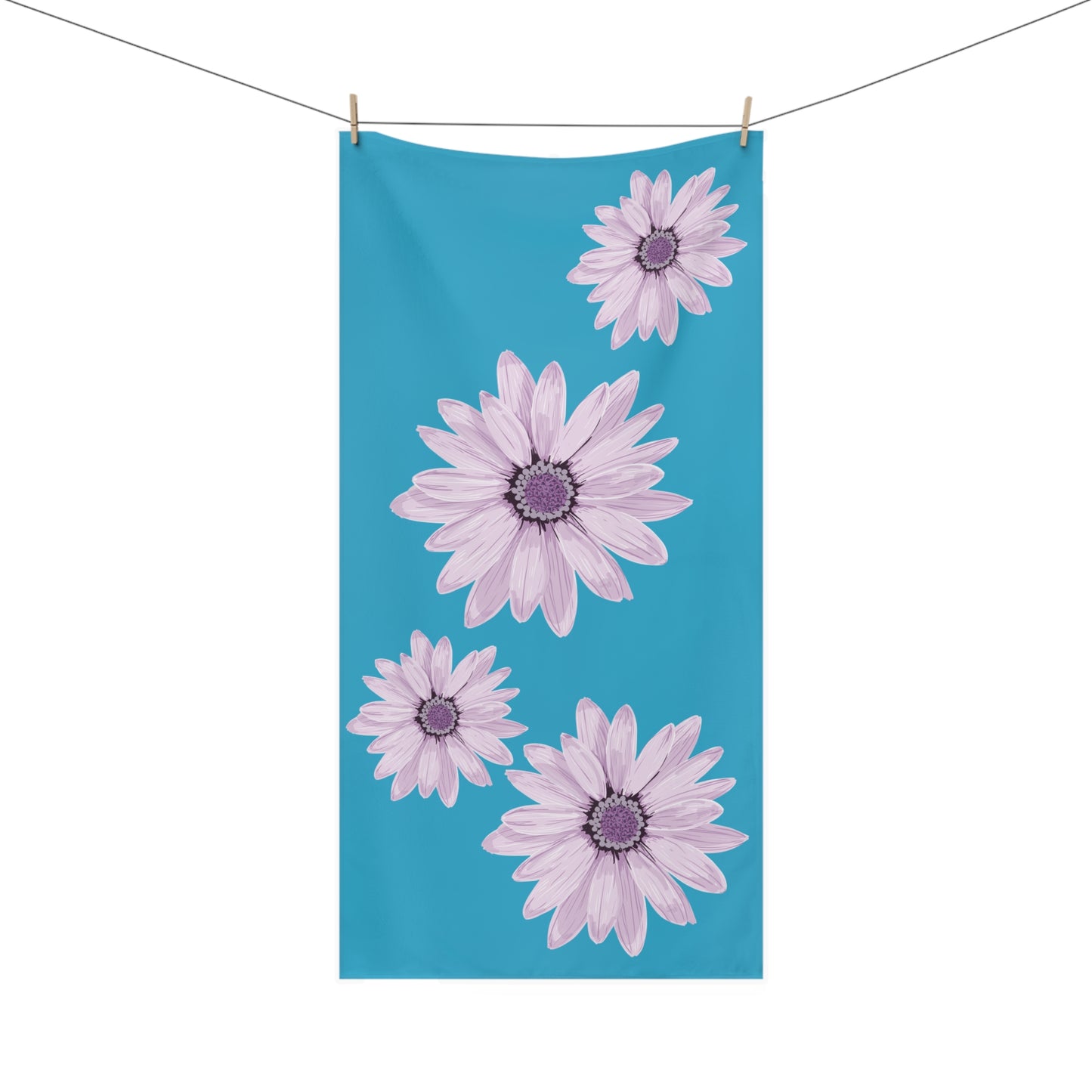 Floral Mink-Cotton Towel, Beach Towel, Bath Towel, Cute Towel for Home & Travel, Gift for Her, Summer Essentials