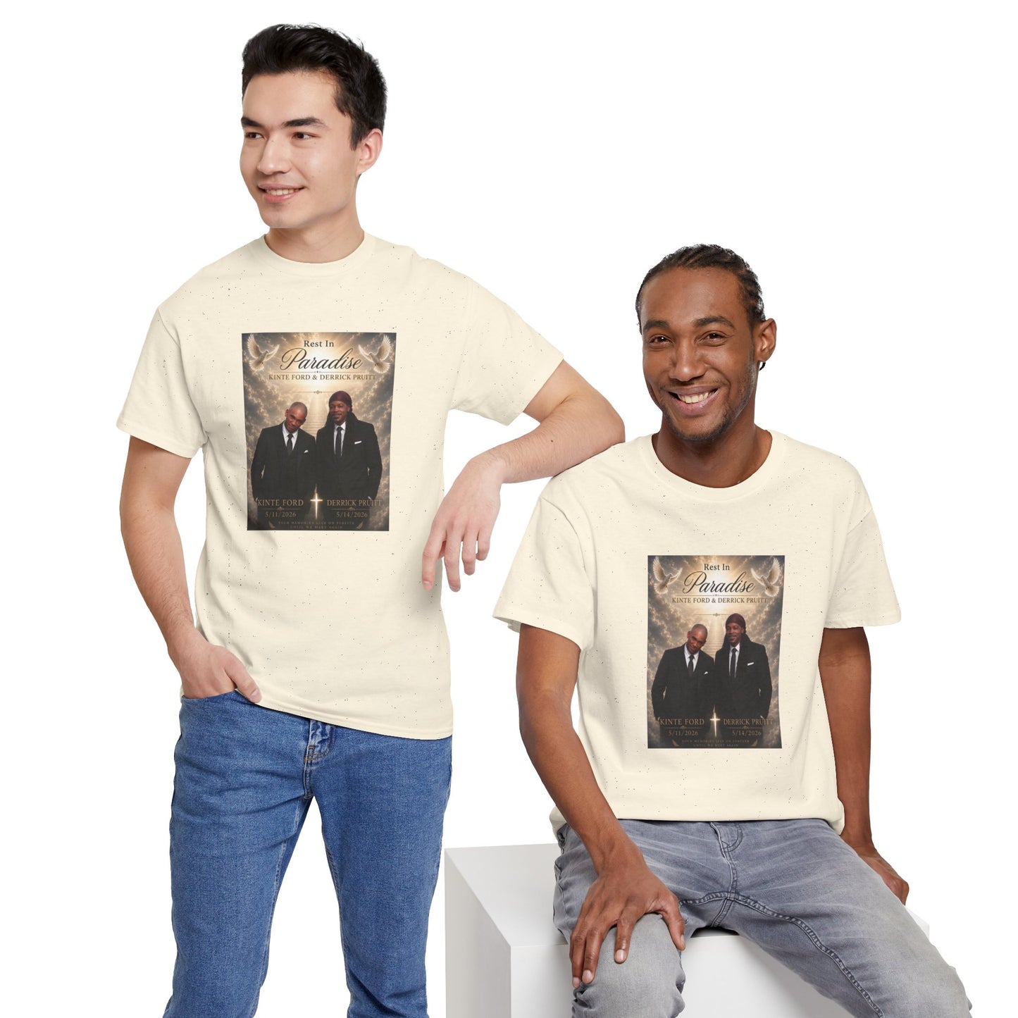 Memorial Tribute Tee — "Rest in Paradise" Funeral Remembrance Shirt
