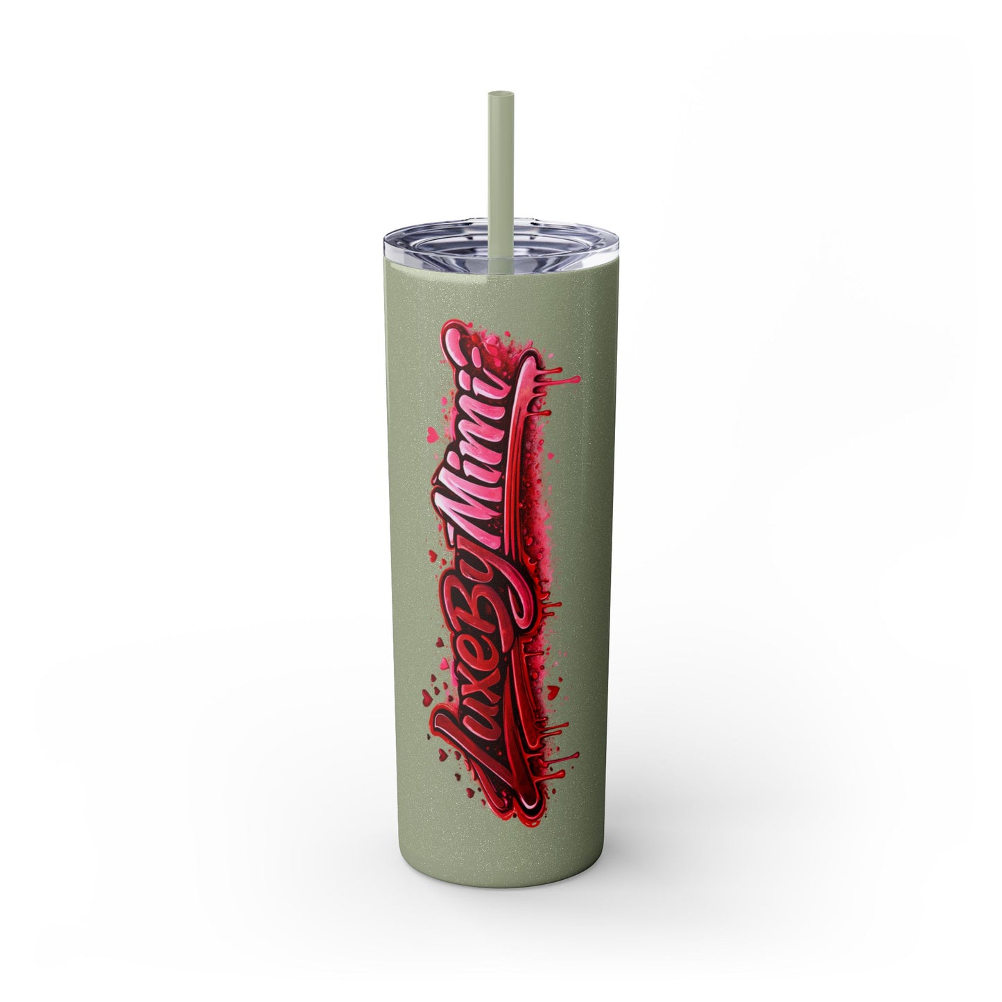 Skinny Tumbler – 'Lake & Lemons' Red Script 20oz Insulated Straw Tumbler