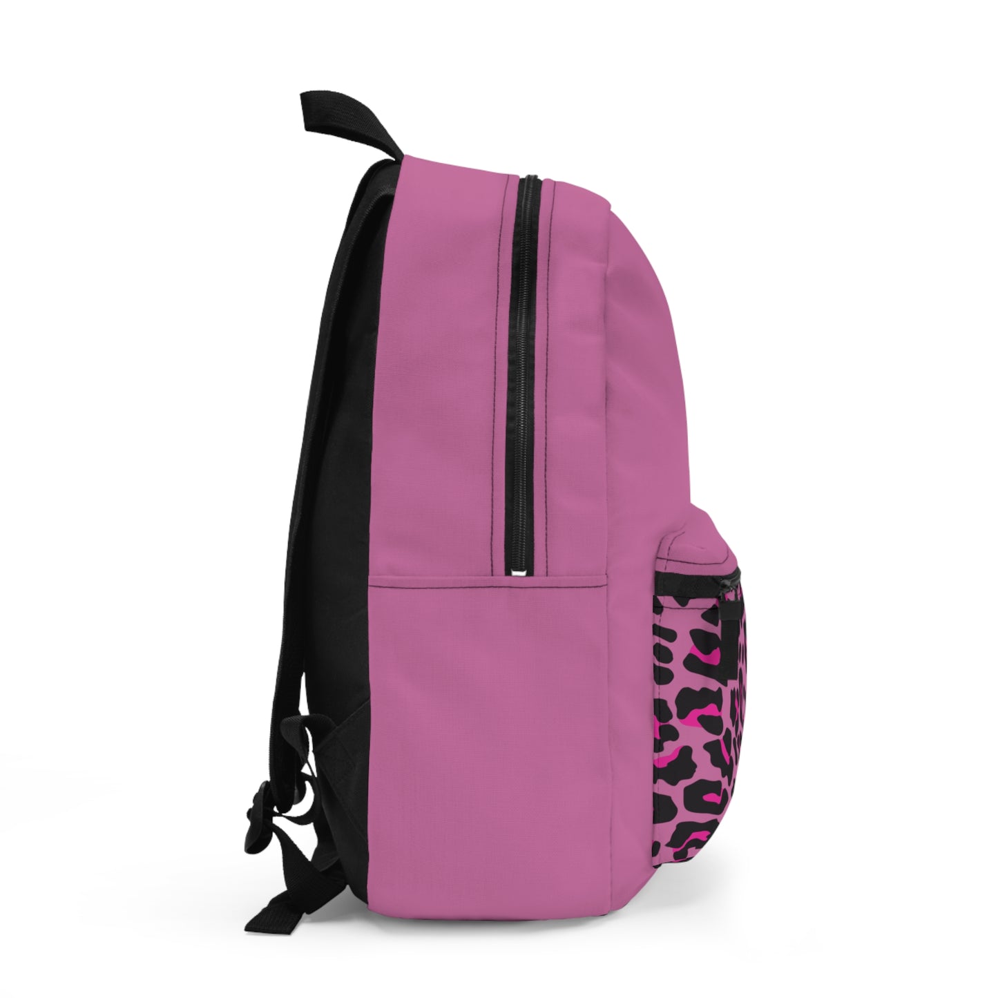 Pink Leopard Print Backpack | Stylish School Bag, Trendy Laptop Carrier, Cute Travel Backpack, Gift for Teens, Back to School Essentials