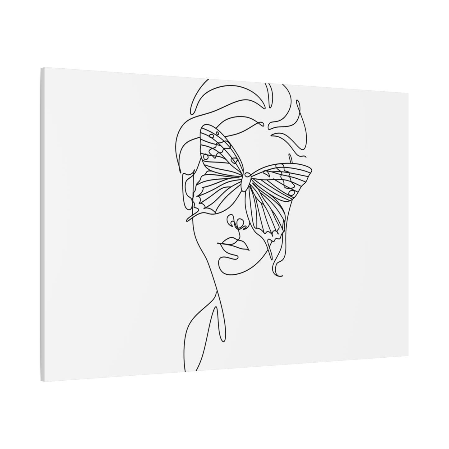 Minimalist Butterfly Canvas Art, Modern Home Decor, Gift for Nature Lovers, Wall Art for Women, Inspirational Wall Art