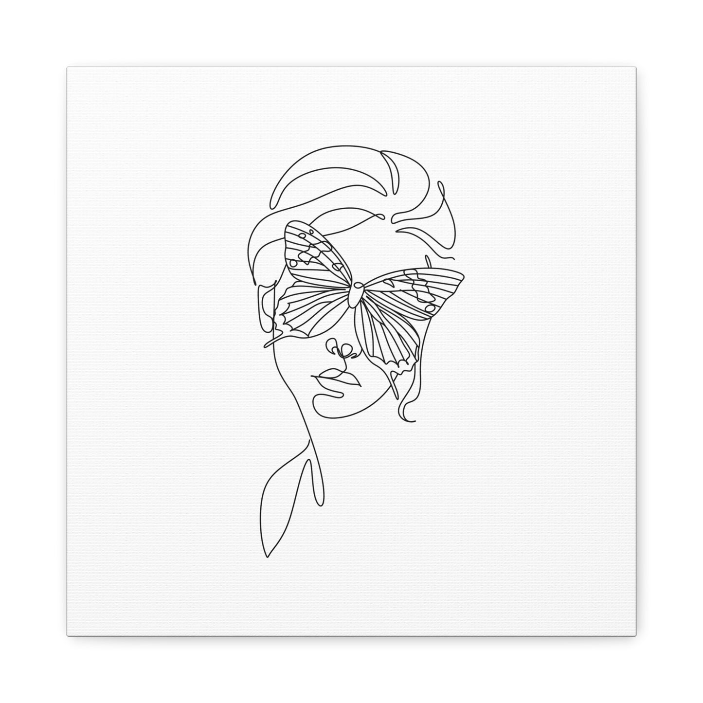 Minimalist Butterfly Canvas Art, Modern Home Decor, Gift for Nature Lovers, Wall Art for Women, Inspirational Wall Art