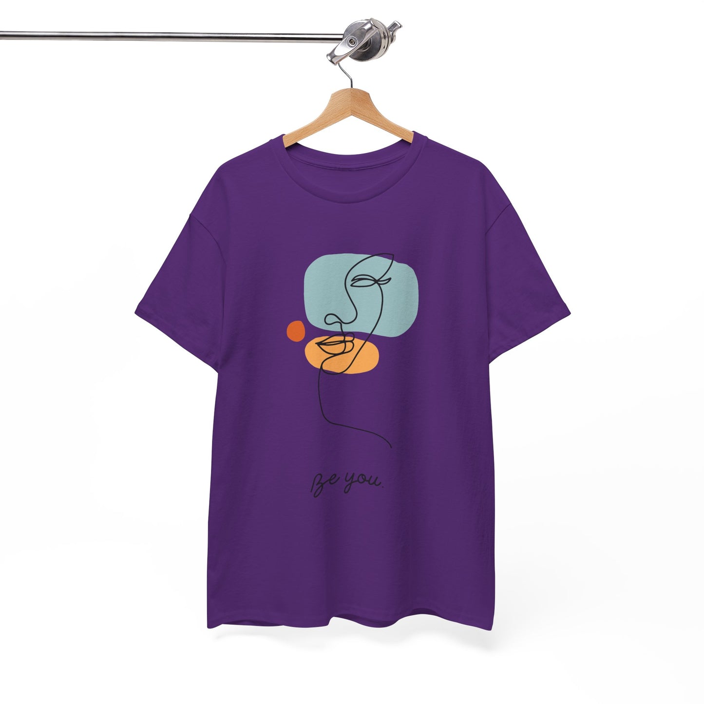 Minimalist Be You Tee, Unisex Cotton T-Shirt, Inspirational Graphic Tee, Gift for Friends, Casual Everyday Wear, Self-Love Apparel