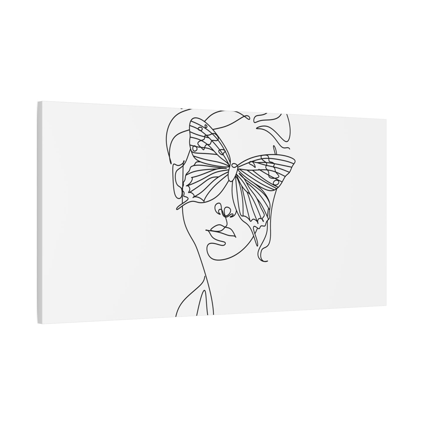 Minimalist Butterfly Canvas Art, Modern Home Decor, Gift for Nature Lovers, Wall Art for Women, Inspirational Wall Art