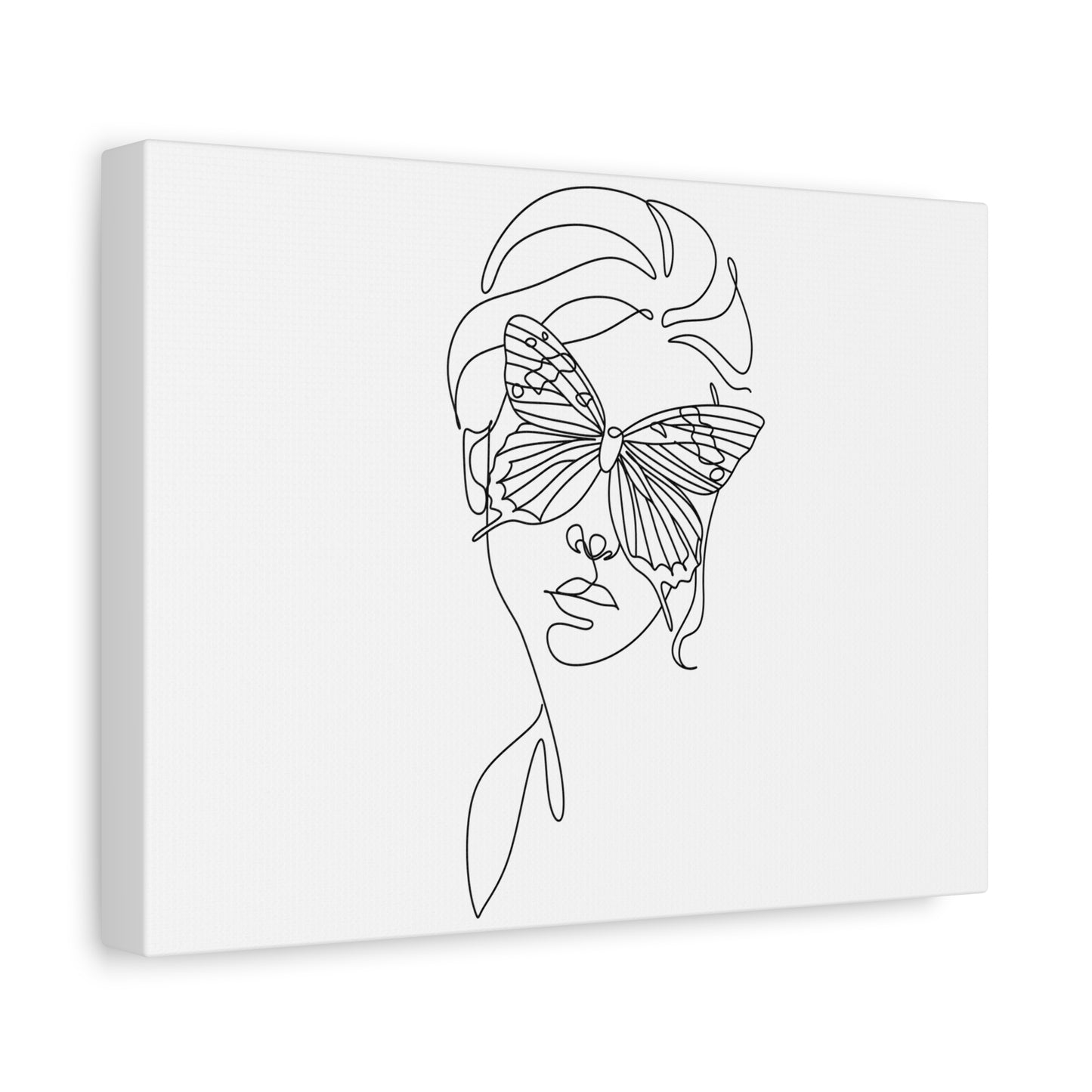 Minimalist Butterfly Canvas Art, Modern Home Decor, Gift for Nature Lovers, Wall Art for Women, Inspirational Wall Art