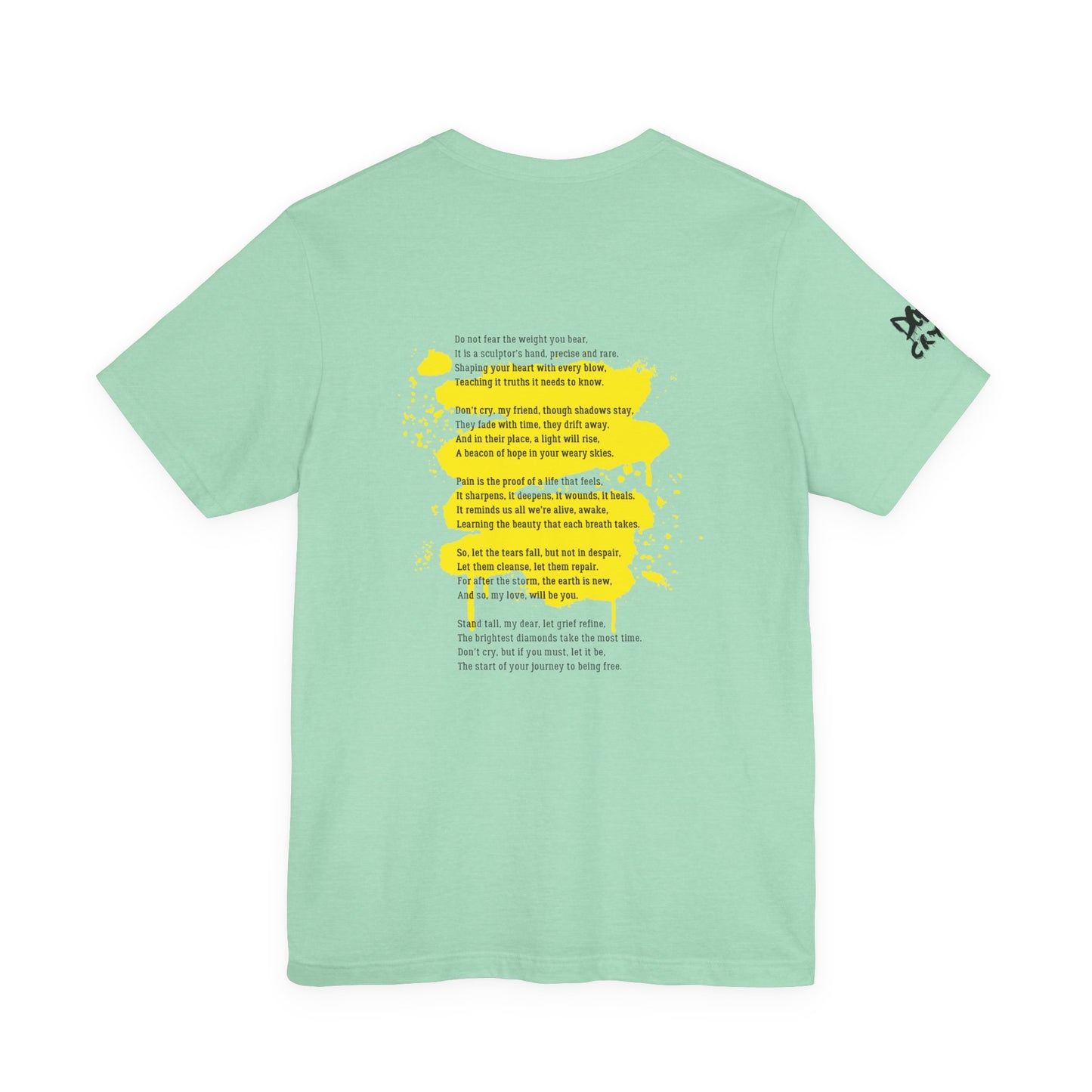 Inspirational Unisex Short Sleeve Tee - Journey to Self-Love & Empowerment