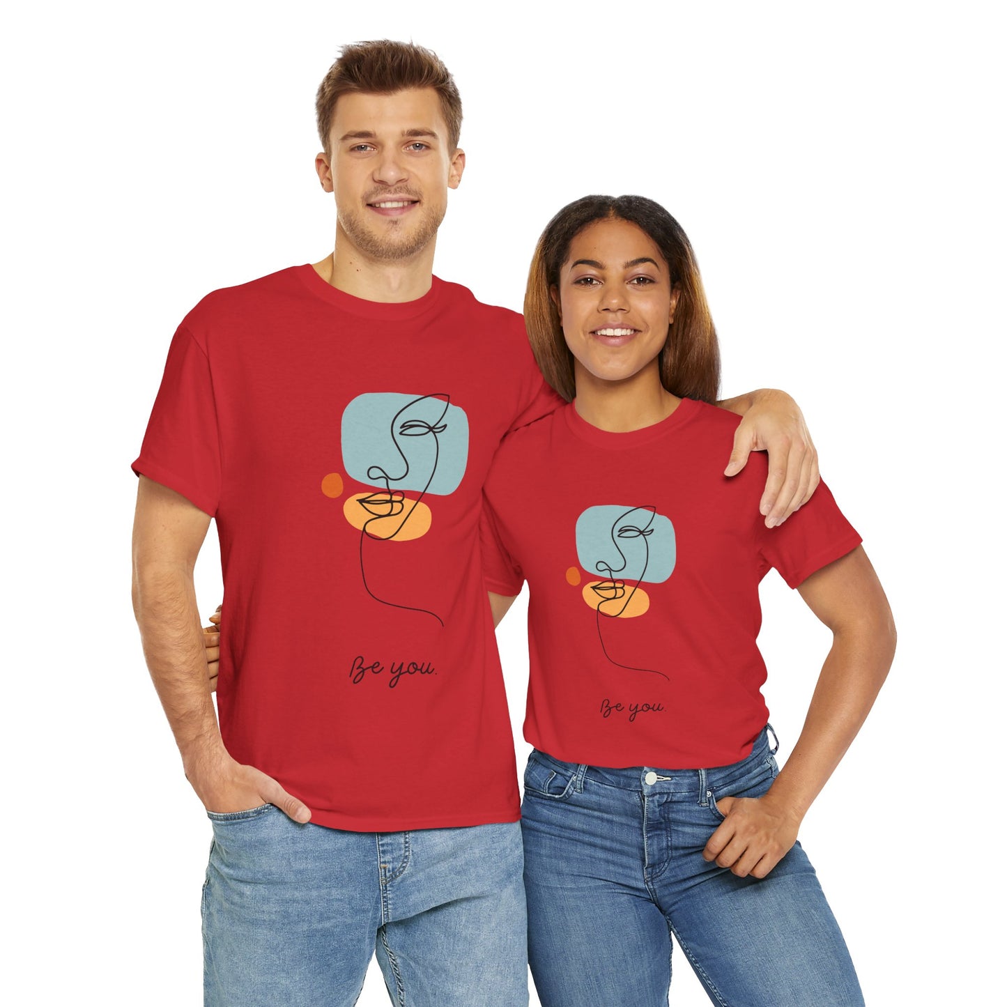 Be You Unisex Cotton Tee - Inspirational Graphic Tee for Self-Love, Gift for Friends, Casual Wear, Birthday, Everyday Comfort