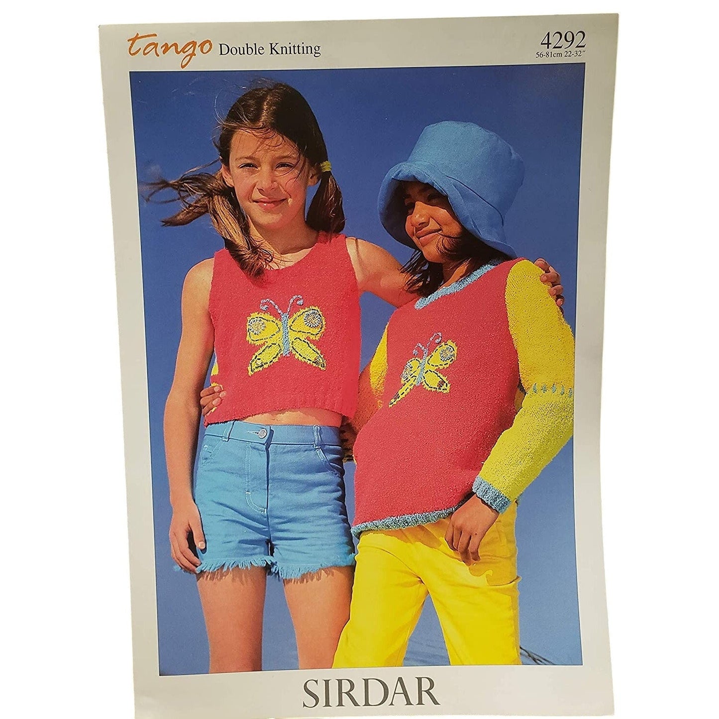 New Sirdar 4292 Tango Double Knitting Tank Top Child Sweater Pattern