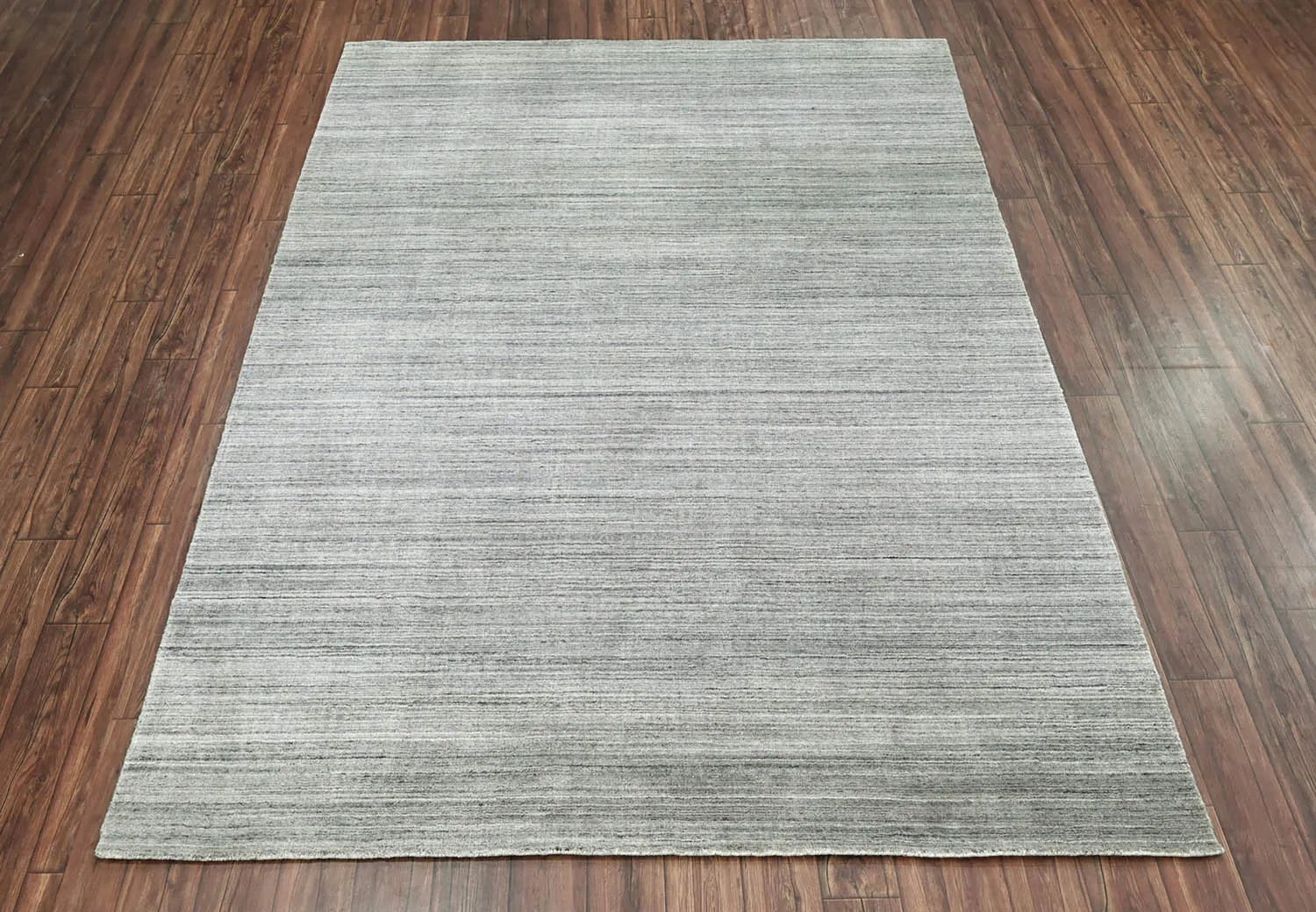Multi Size Tone on Tone Gray Hand Knotted Tibetan Omre 100% Wool Modern & Contemporary Oriental Area Rug-2