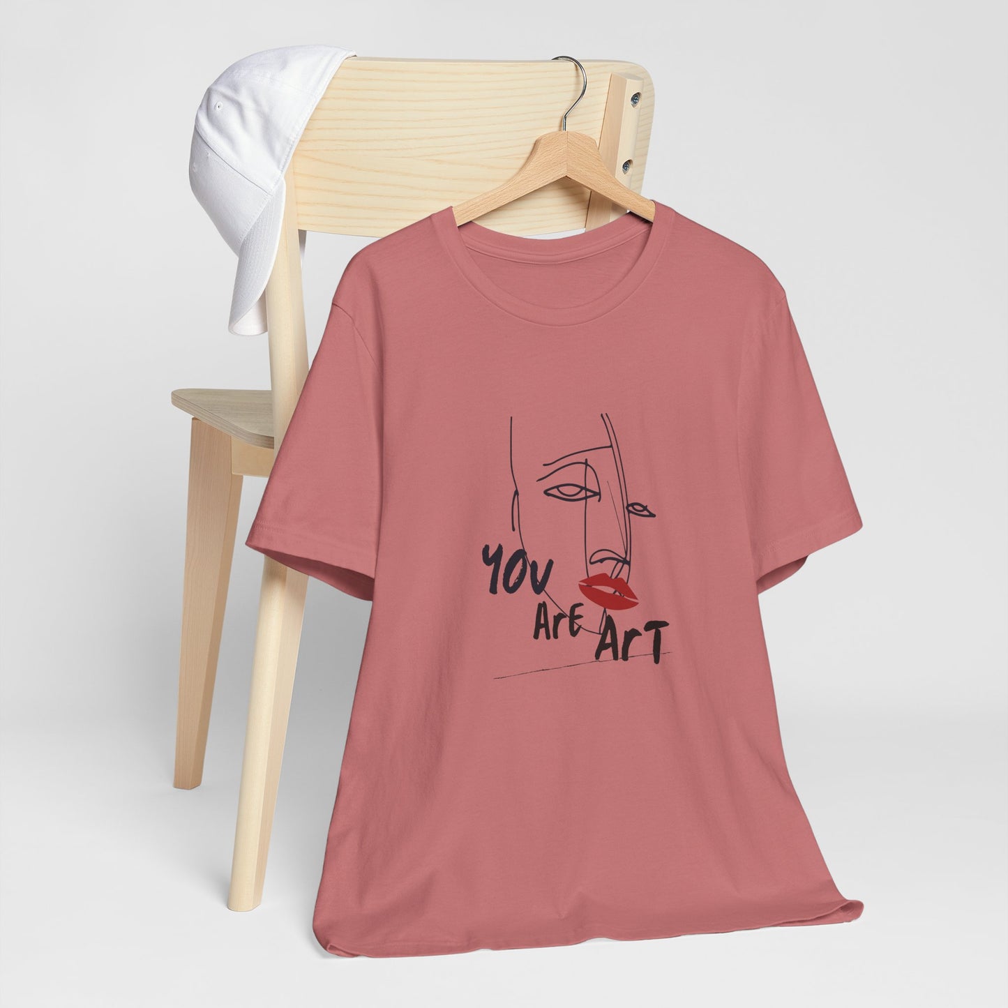 Artistic Expression Unisex Tee - You Are Art, Creative Gift, Casual Wear, Modern Design, Art Lover's Shirt